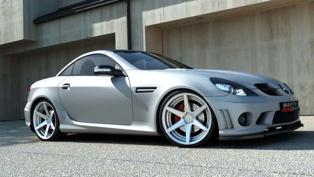 Frontspoiler Mercedes-Benz SLK (R171) AMG 204 2004-2011 | Glossy Black Edition – bilde 2