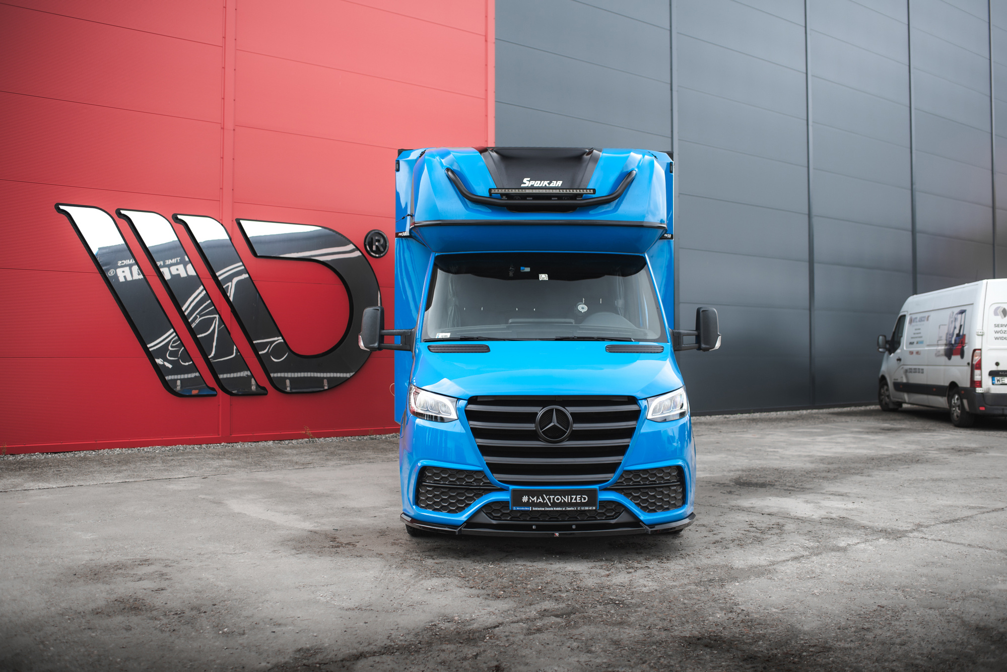 Frontspoiler Mercedes-Benz Sprinter III 2018 - 2022 | Sport Glossy Black Edition – bilde 2