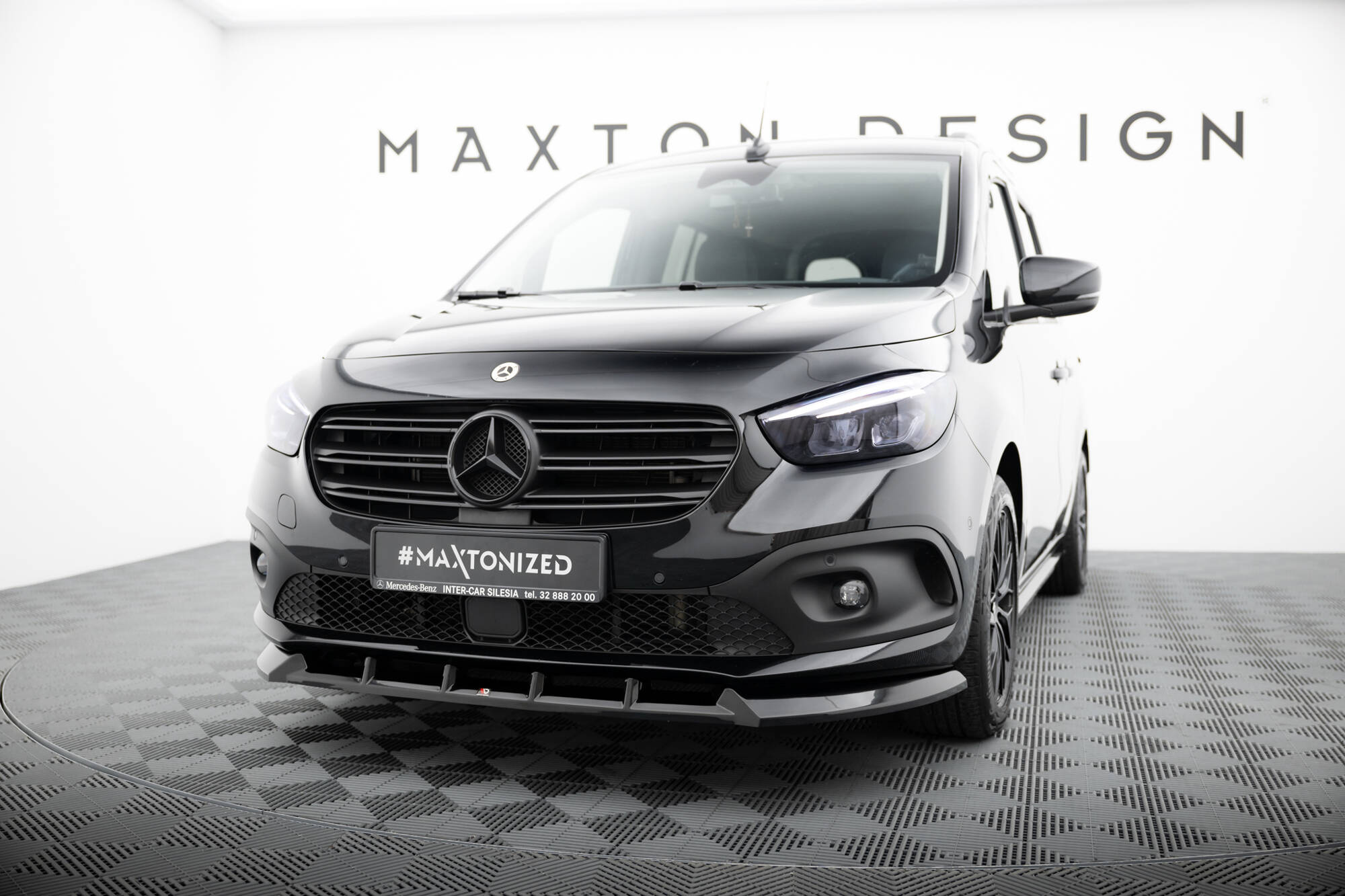 Frontspoiler Mercedes-Benz T (W420) 2022 -> | Sport Glossy Black Edition