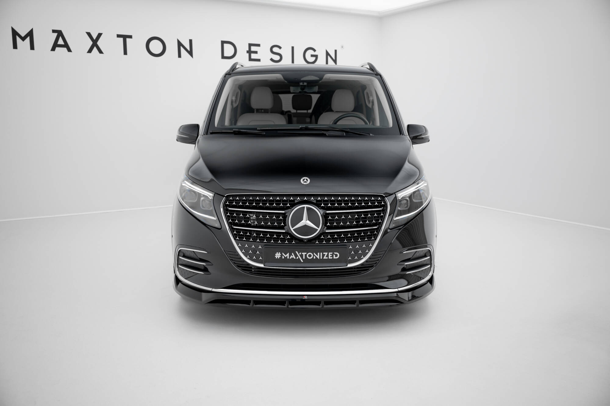 Frontspoiler Mercedes-Benz V AMG (W447) Facelift 2023 -> | Sport Glossy Black Edition – bilde 2