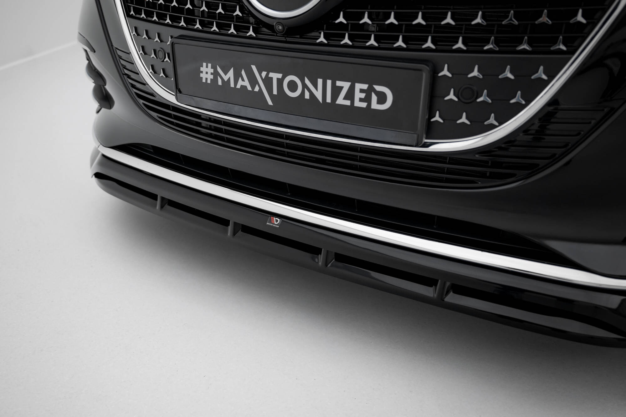 Frontspoiler Mercedes-Benz V AMG (W447) Facelift 2023 -> | Sport Glossy Black Edition – bilde 3