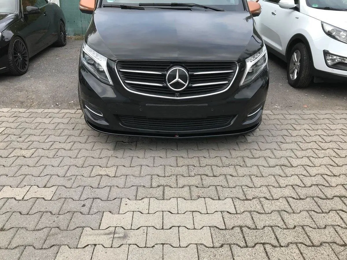 Frontspoiler Mercedes-Benz V-Class (W447) 2014 - 2019 │ V.1 Glossy Black Edition