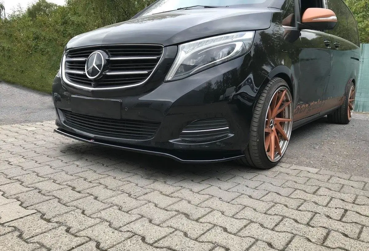 Frontspoiler Mercedes-Benz V-Class (W447) 2014 - 2019 │ V.3 Glossy Black Edition – bilde 3