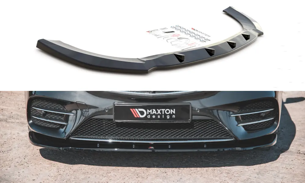 Frontspoiler Mercedes-Benz V-Class (W447) AMG-Line 2019 - 2023 | V.2 Glossy Black Edition – bilde 3