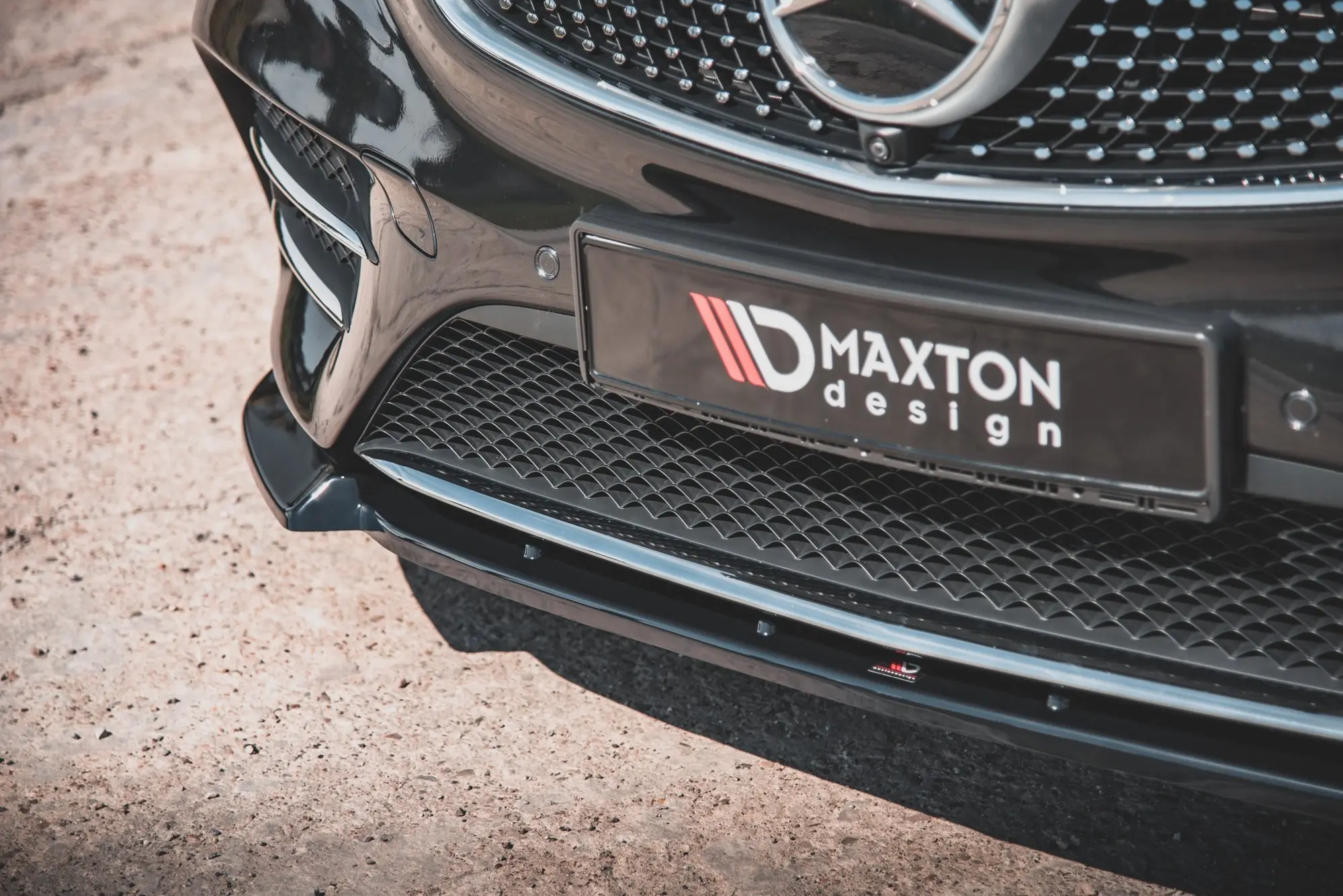 Frontspoiler Mercedes-Benz V-Class (W447) AMG-Line 2019 - 2023 | V.3 Glossy Black Edition – bilde 5