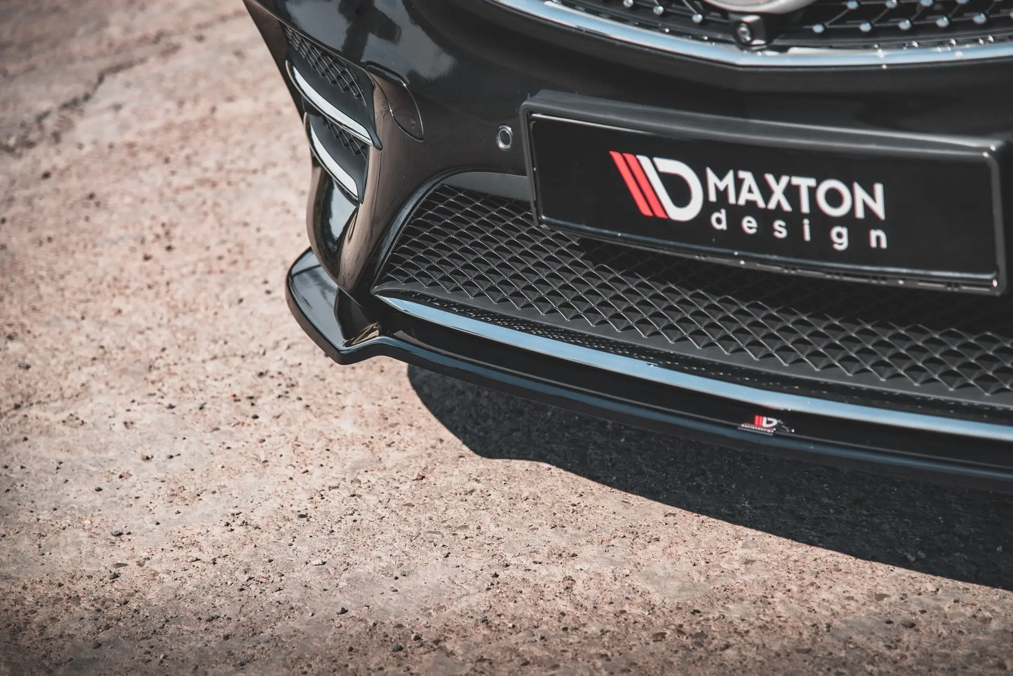 Frontspoiler Mercedes-Benz V-Class (W447) AMG-Line 2019 - 2023 | V.4 Glossy Black Edition – bilde 4