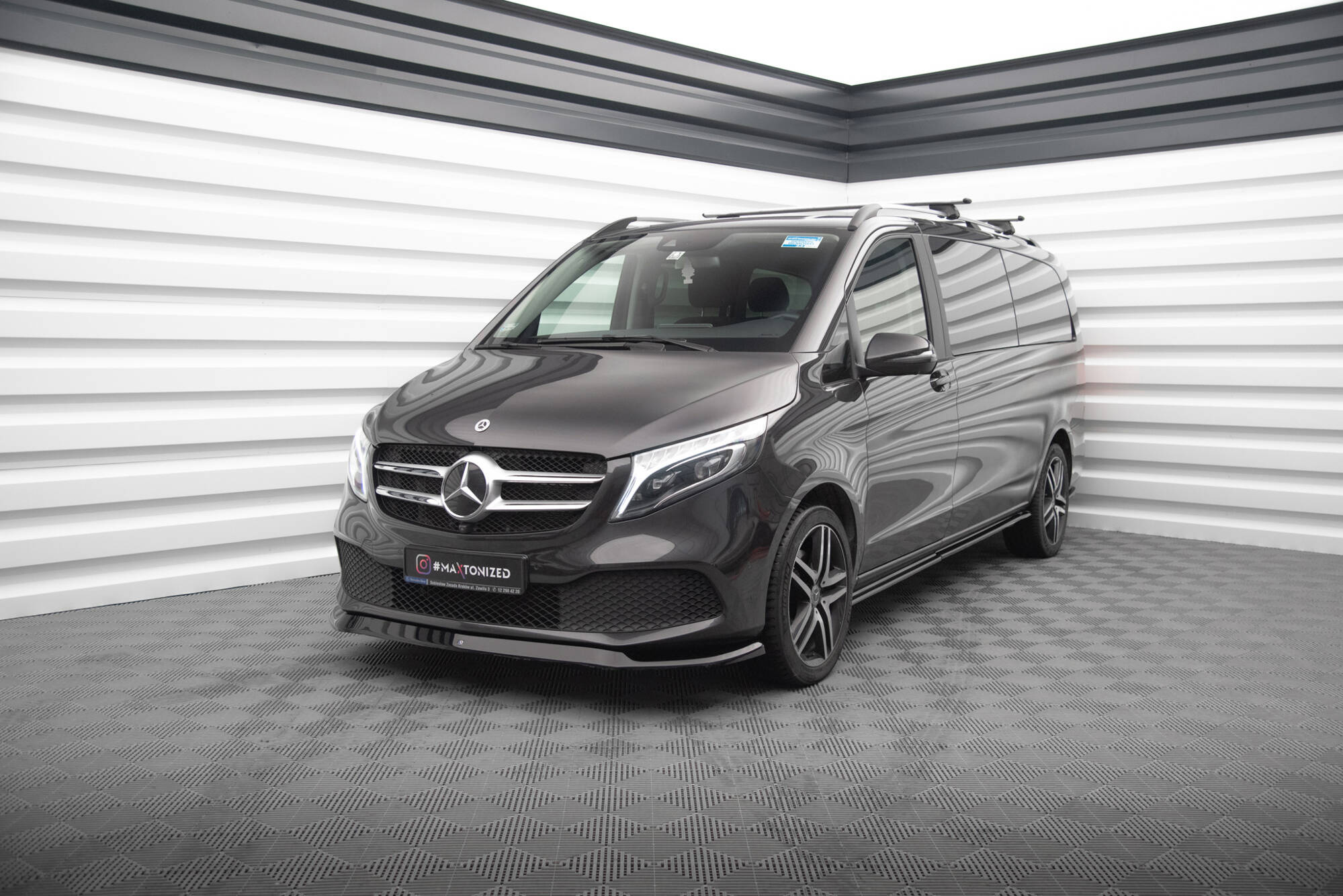 Frontspoiler Mercedes-Benz V (W447) Facelift 2019 -  2023 | Sport Glossy Black Edition