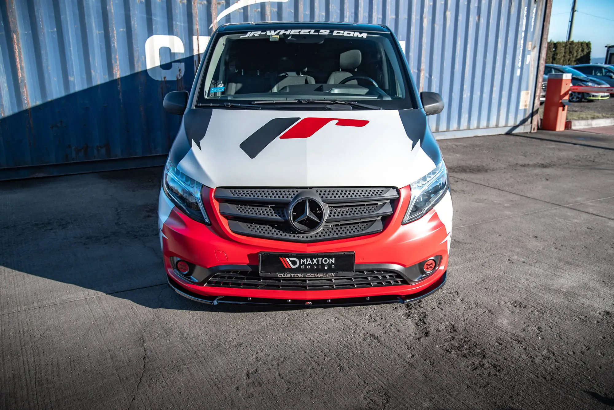 Frontspoiler Mercedes-Benz Vito (W447) 2019 -> | V.2 Glossy Black Edition