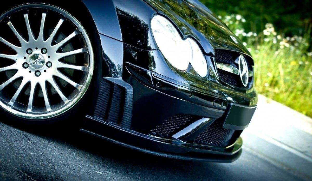 Frontspoiler Mercedes CLK-Class AMG (W209) 2002 - 2010 | Sport Glossy Black Edition