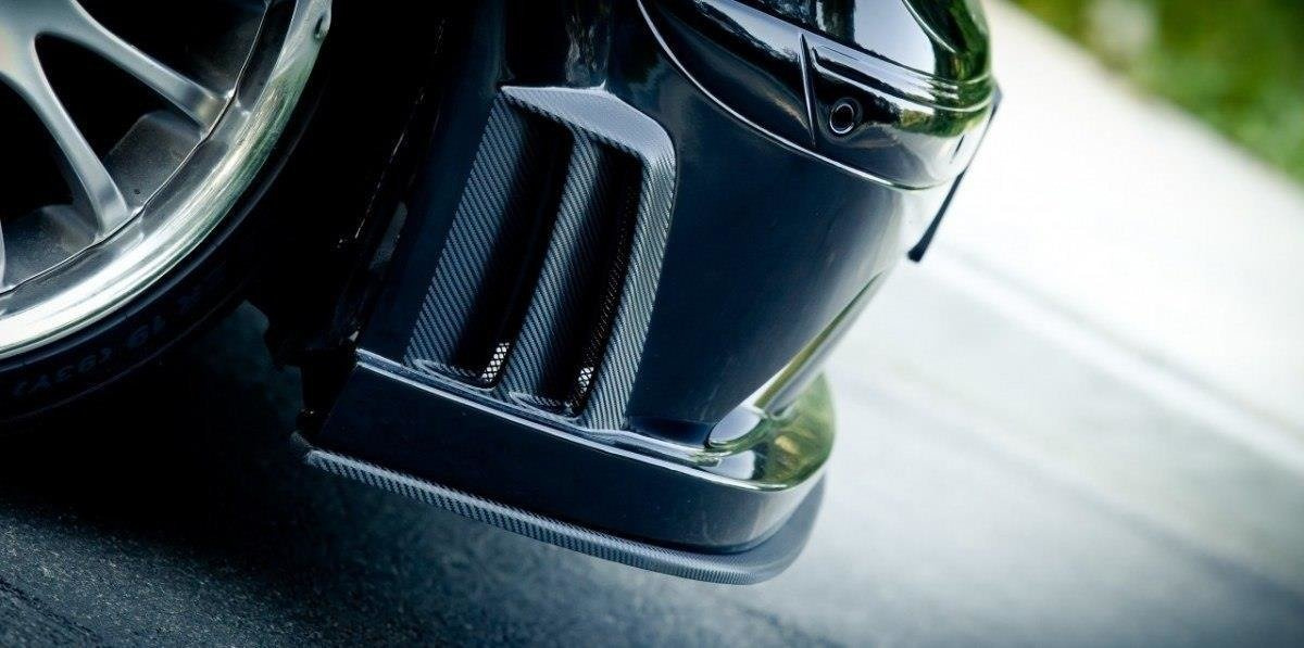 Frontspoiler Mercedes CLK-Class AMG (W209) 2002 - 2010 | Sport Glossy Black Edition – bilde 2