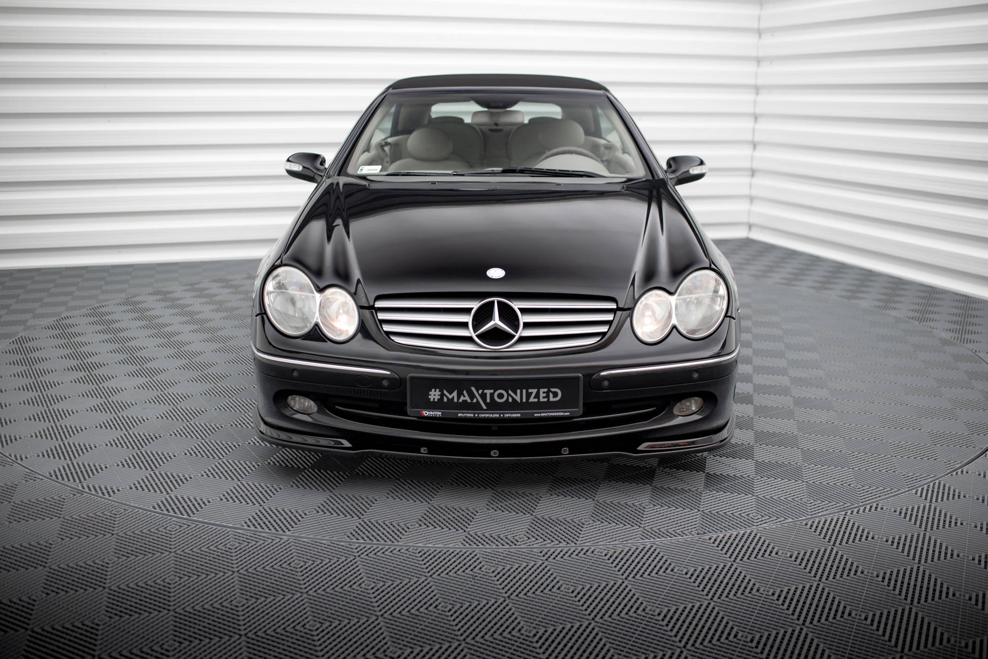 Frontspoiler Mercedes CLK (W209) 2002 - 2005 | Sport Glossy Black Edition V1 – bilde 2