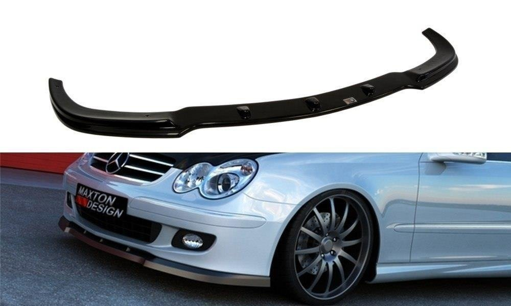 Frontspoiler Mercedes CLK (W209) 2006 - 2009 | Sport Glossy Black Edition