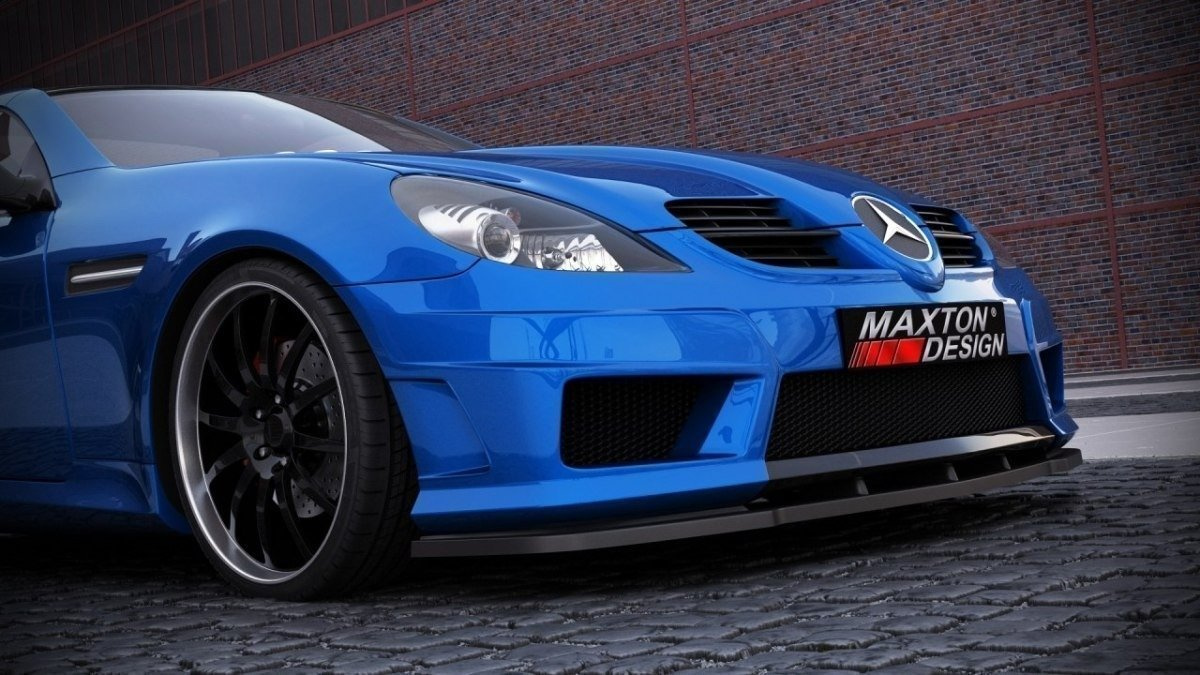 Frontspoiler Mercedes SLK AMG R171 172 2004 - 2011 | Sport Glossy Black Edition