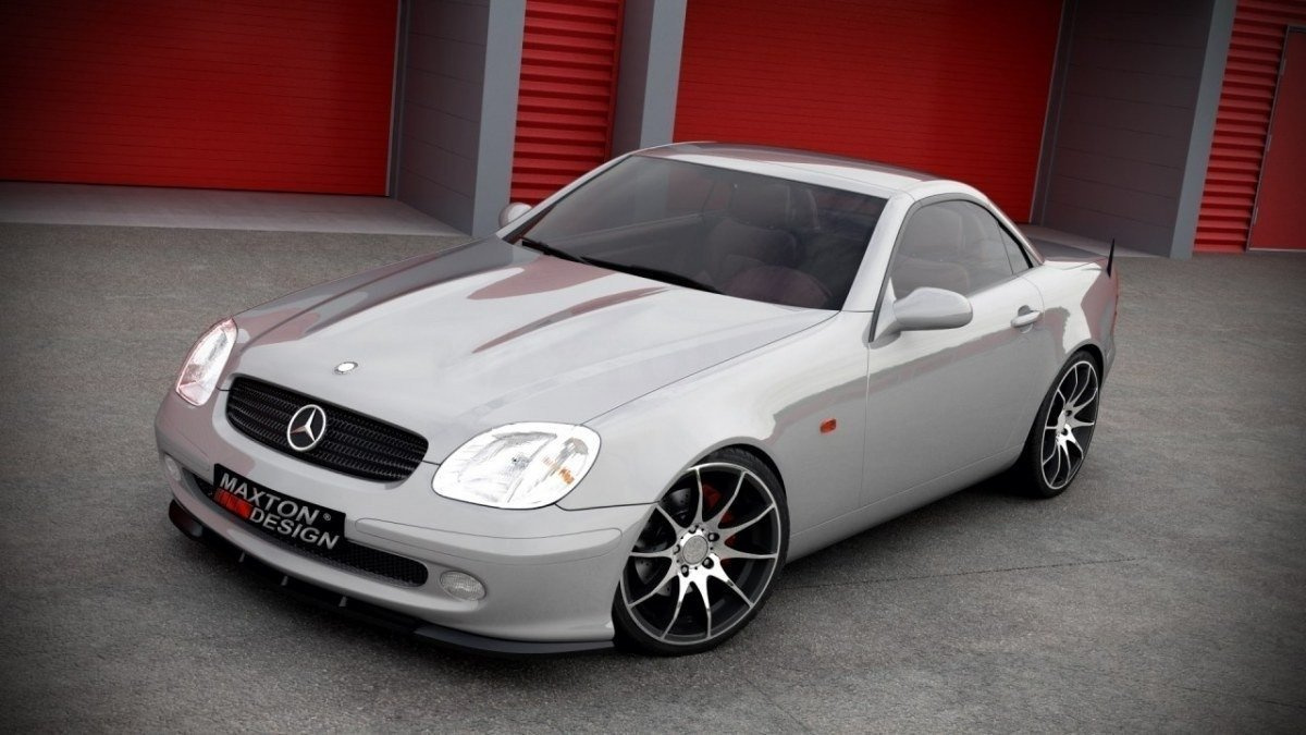 Frontspoiler Mercedes SLK R170 Facelift 2000 - 2004 | Sport Glossy Black Edition