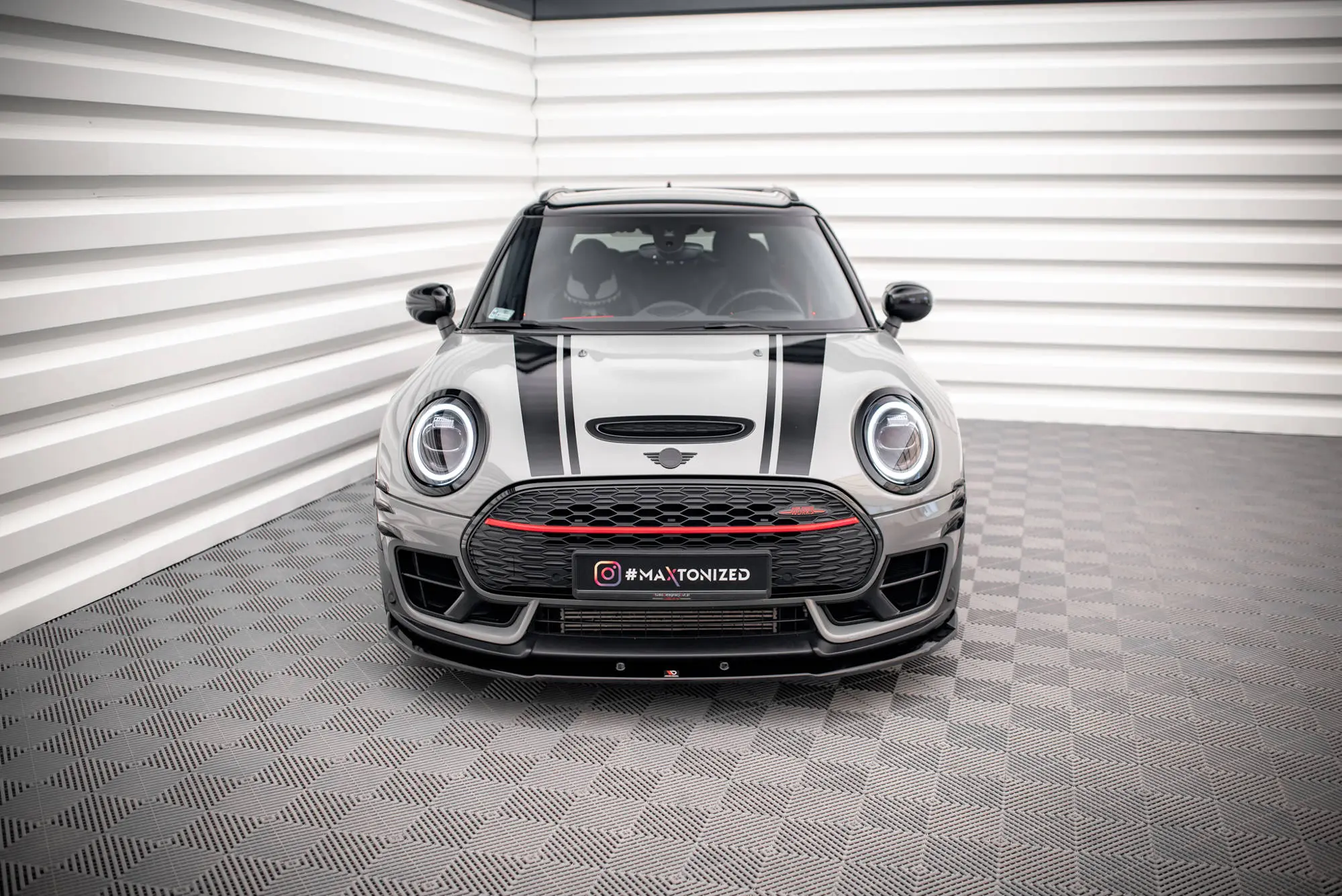 Frontspoiler Mini Clubman II F54 (John Cooper Works) 2015-2019 | V.2 Glossy Black Edition