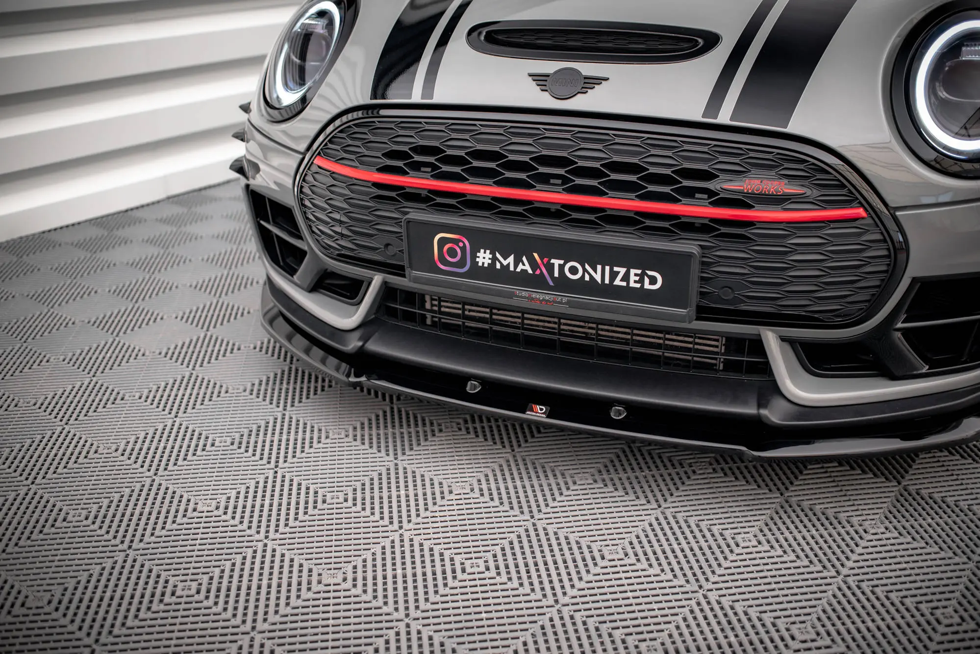 Frontspoiler Mini Clubman II F54 (John Cooper Works) 2015-2019 | V.2 Glossy Black Edition – bilde 2