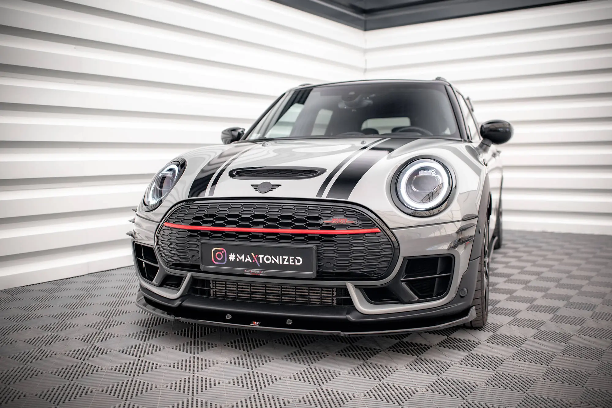 Frontspoiler Mini Clubman II F54 (John Cooper Works) 2015-2019 | V.2 Glossy Black Edition – bilde 4