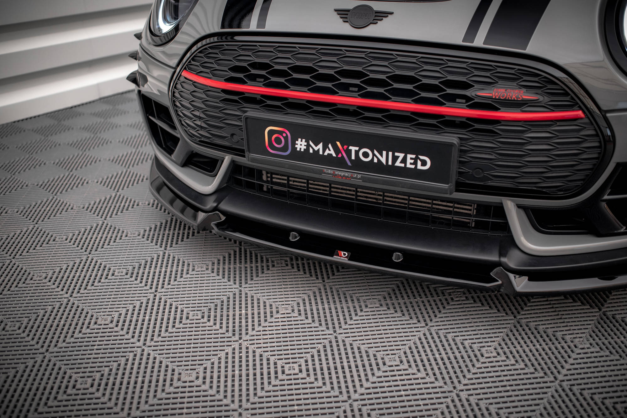 Frontspoiler Mini Clubman II F54 (John Cooper Works) 2015-2019 | V.3 Glossy Black Edition – bilde 2