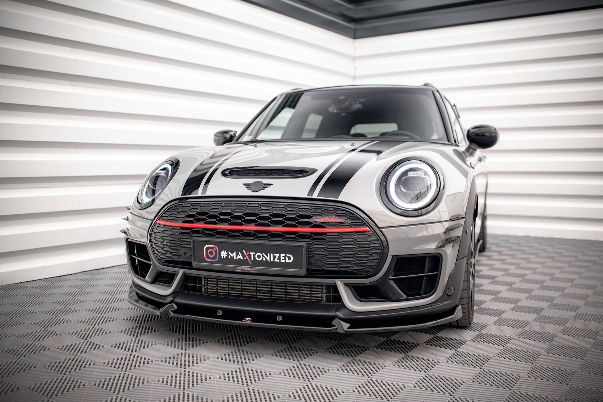 Frontspoiler Mini Clubman II F54 (John Cooper Works) 2015-2019 | V.3 Glossy Black Edition – bilde 4