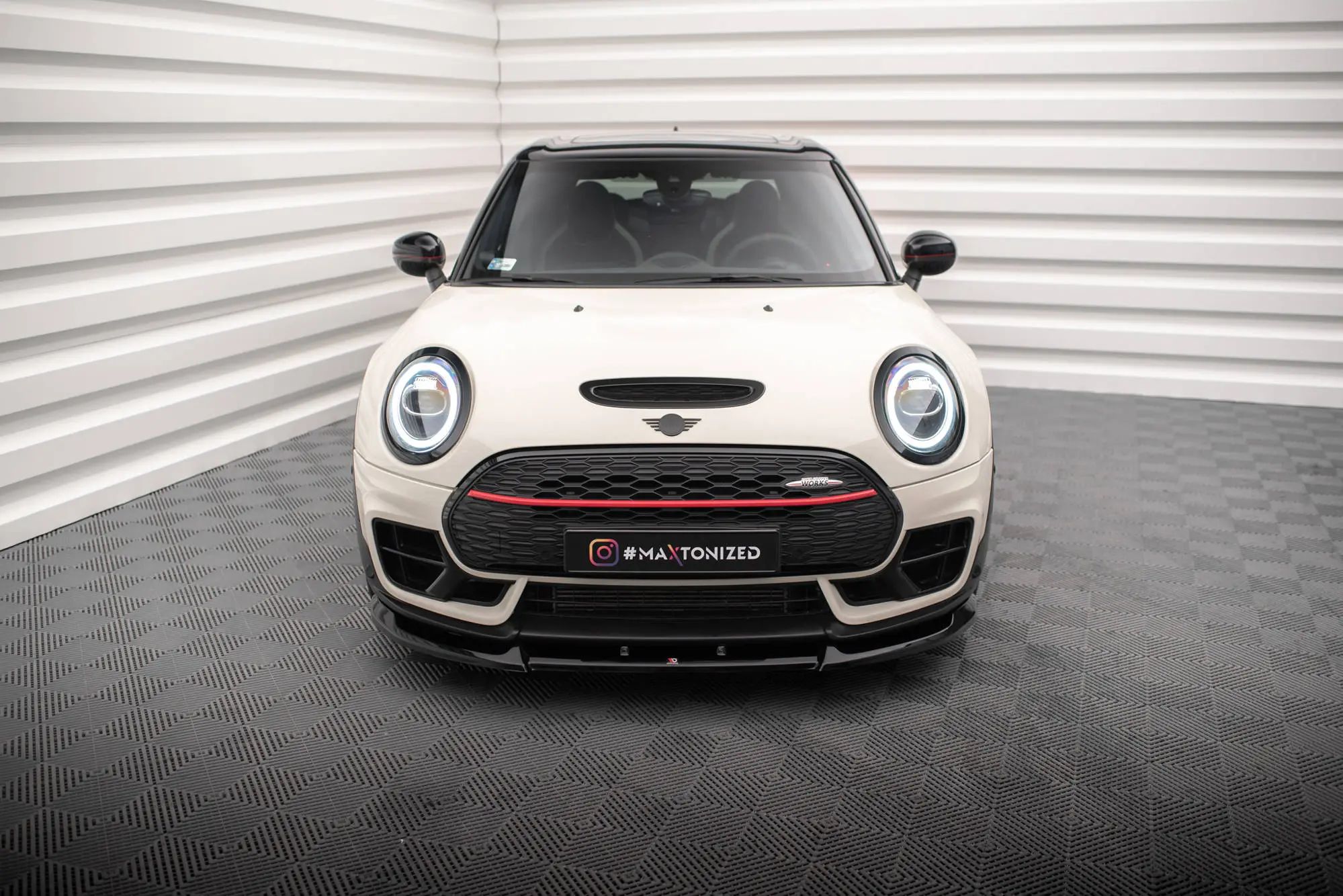 Frontspoiler Mini Clubman II F54 (John Cooper Works) Facelift 2019 - 2024 | V.1 Glossy Black Edition