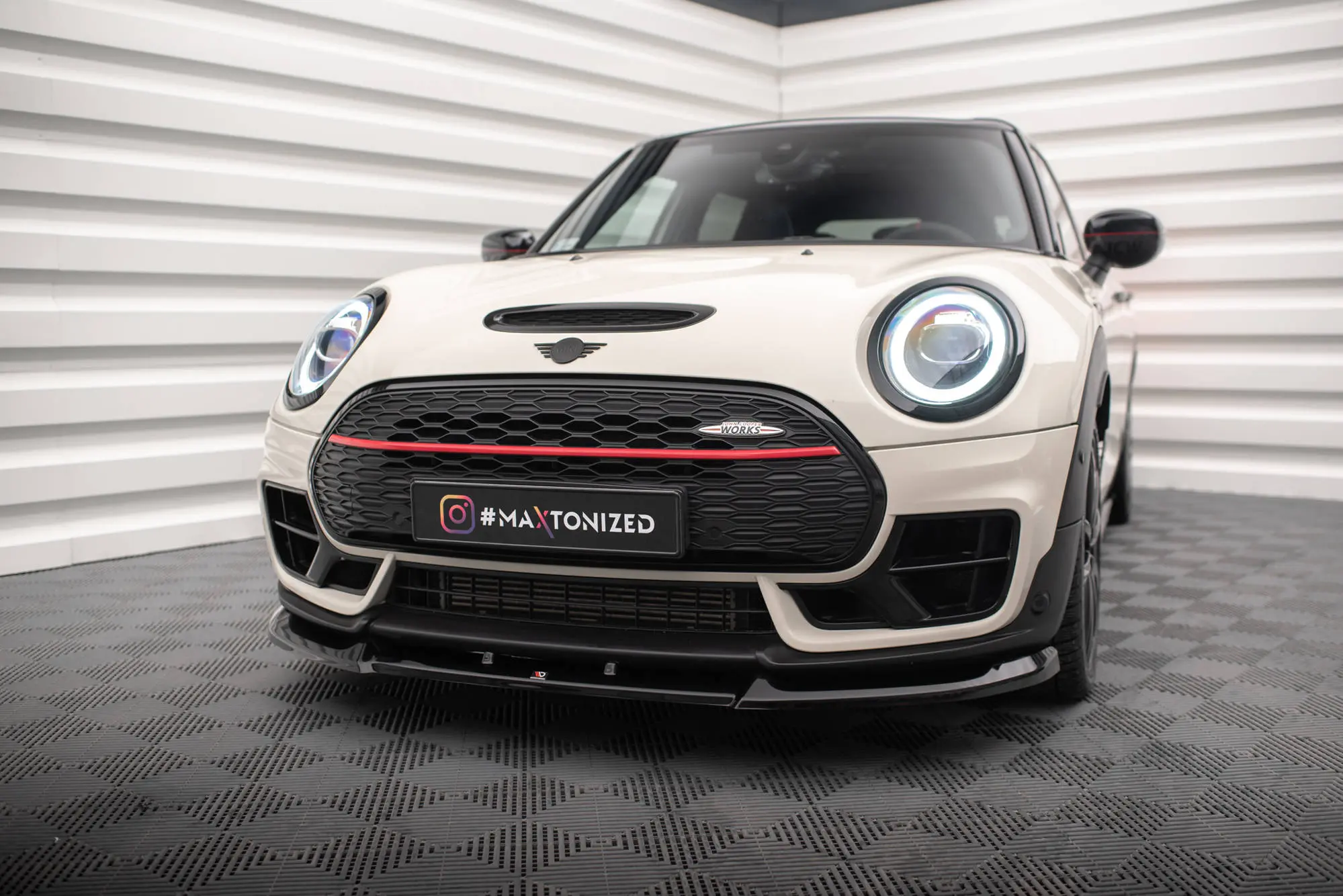Frontspoiler Mini Clubman II F54 (John Cooper Works) Facelift 2019 - 2024 | V.1 Glossy Black Edition – bilde 4