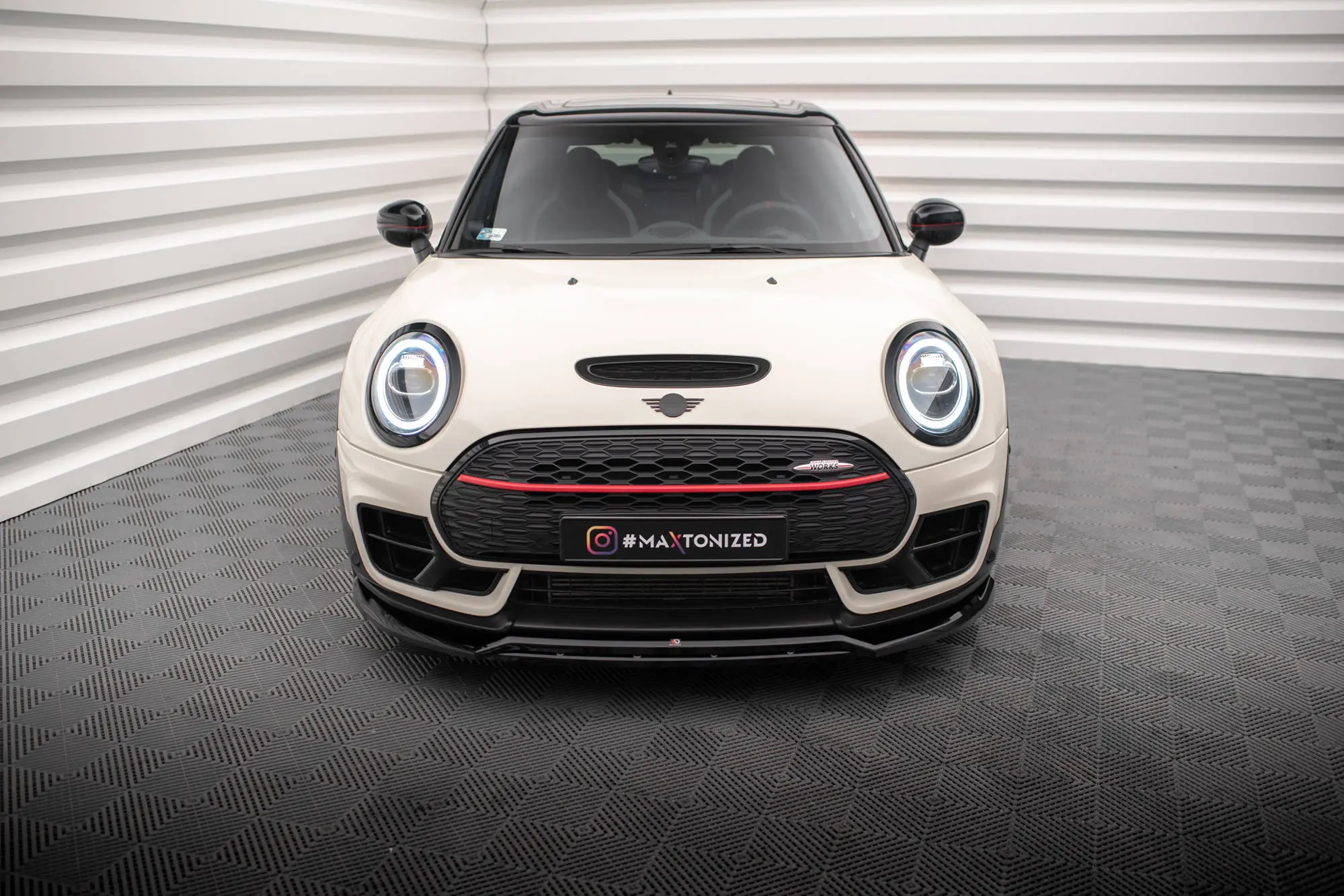 Frontspoiler Mini Clubman II F54 (John Cooper Works) Facelift 2019 - 2024 | V.2 Glossy Black Edition