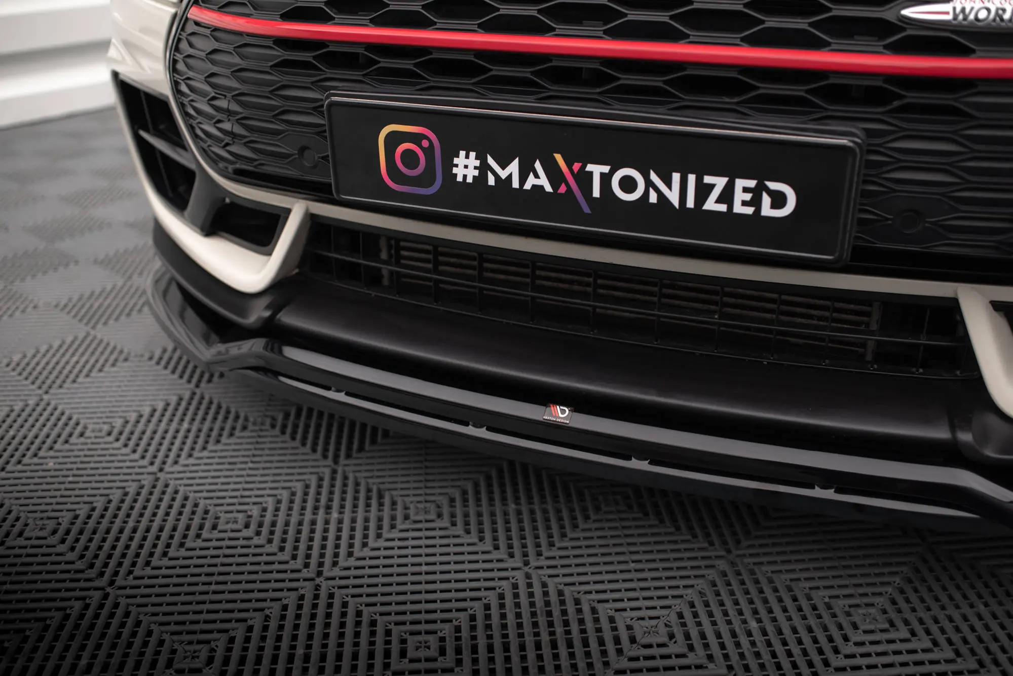 Frontspoiler Mini Clubman II F54 (John Cooper Works) Facelift 2019 - 2024 | V.2 Glossy Black Edition – bilde 2