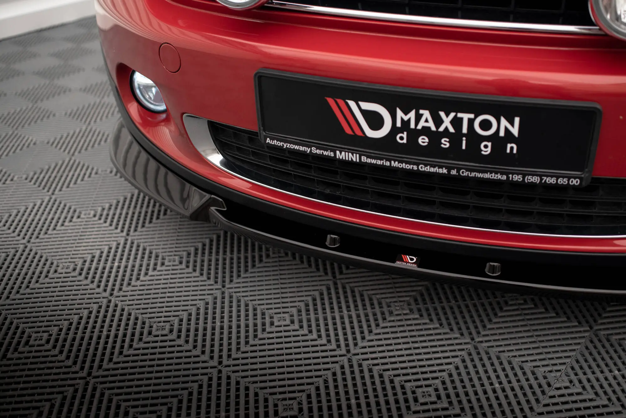 Frontspoiler Mini Cooper Countryman (R60) facelift 2014 - 2017 | Glossy Black Edition Image 1