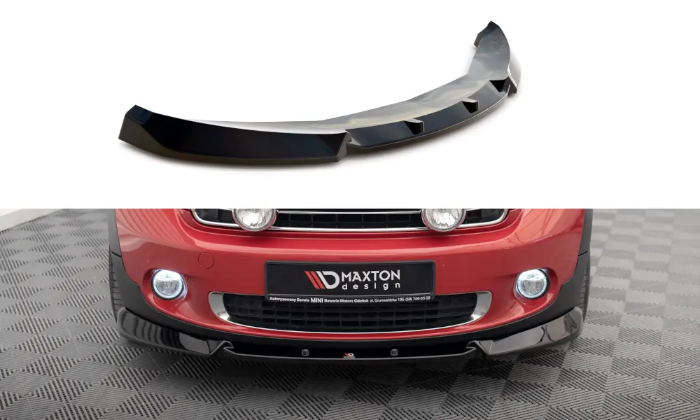 Frontspoiler Mini Cooper Countryman (R60) facelift 2014 - 2017 | Glossy Black Edition Image 2