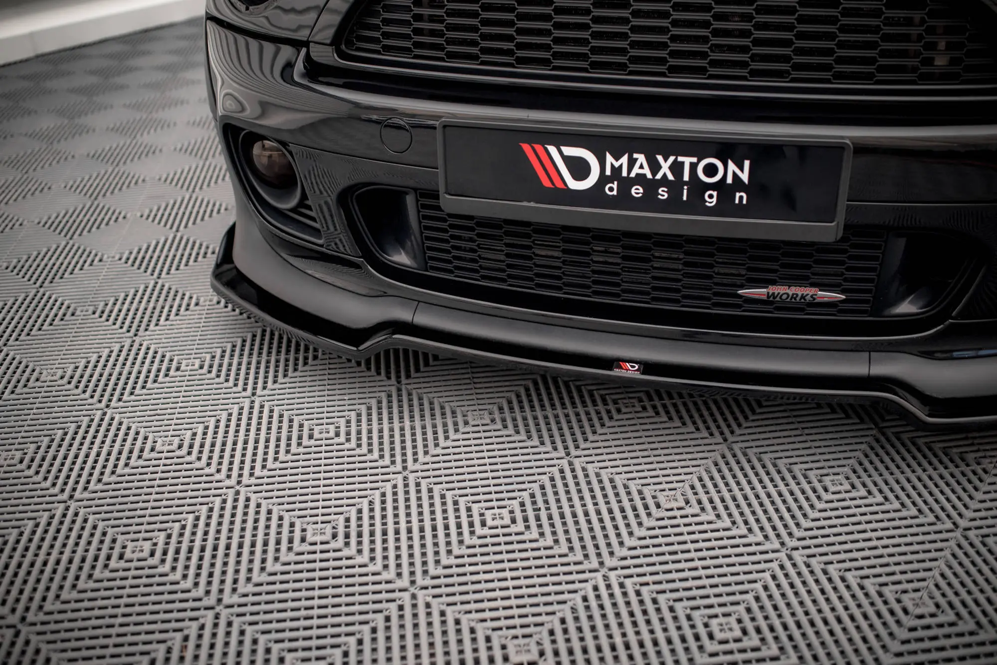 Frontspoiler Mini Cooper II R56 (John Cooper Works) 2006-2010 | V.2 Glossy Black Edition