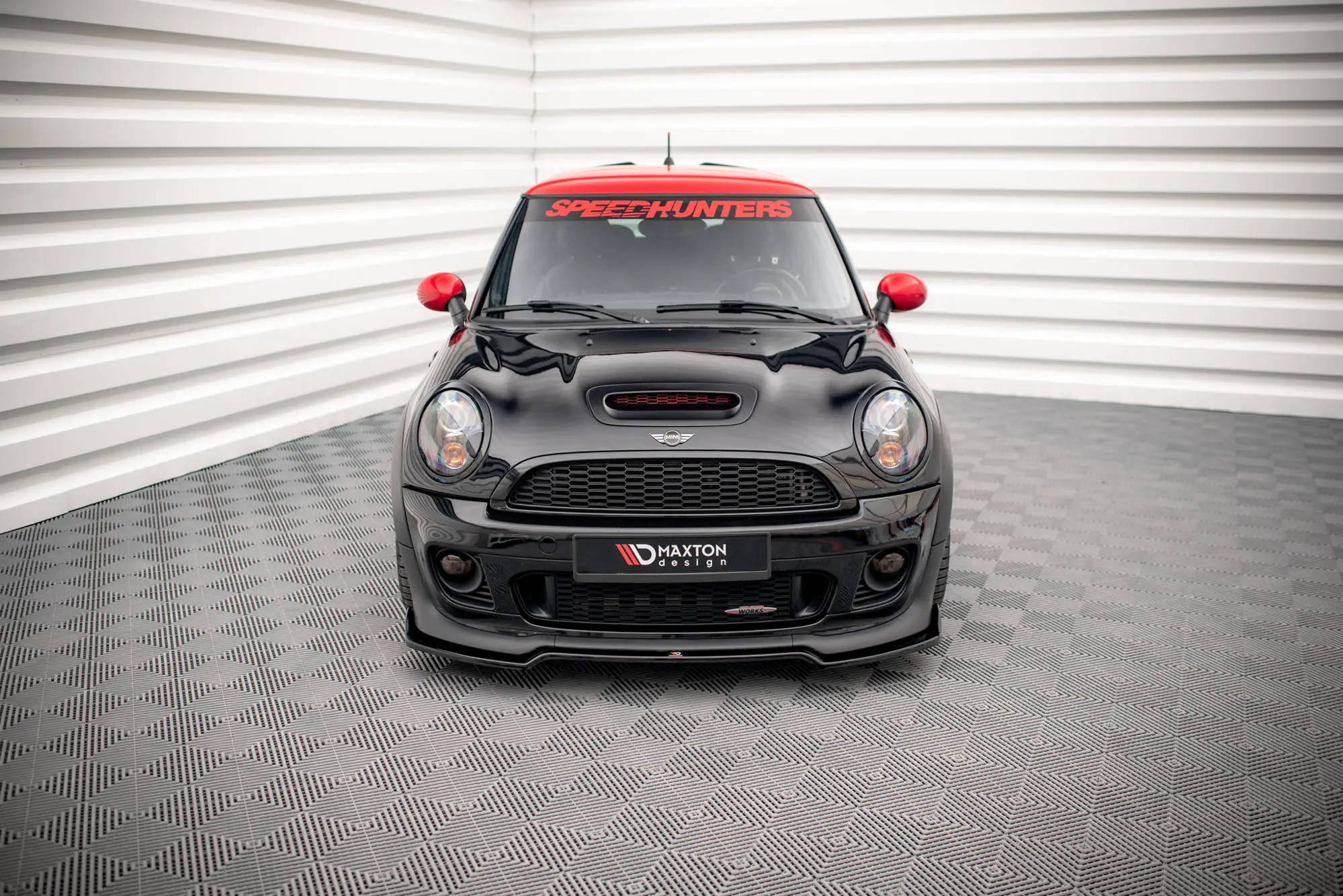 Frontspoiler Mini Cooper II R56 (John Cooper Works) 2006-2010 | V.2 Glossy Black Edition – bilde 3