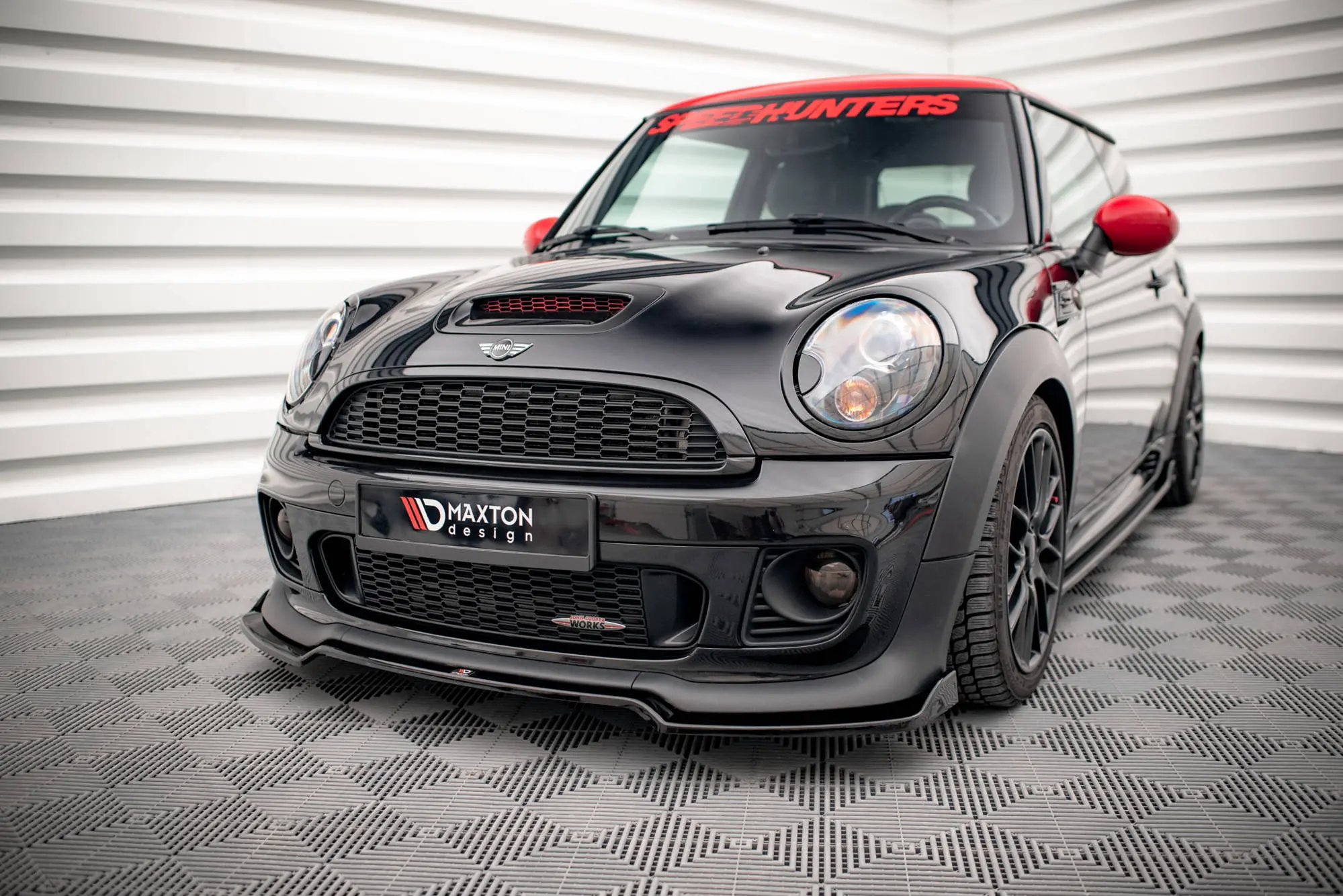 Frontspoiler Mini Cooper II R56 (John Cooper Works) 2006-2010 | V.2 Glossy Black Edition – bilde 4