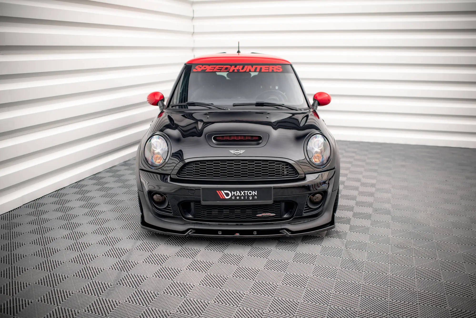 Frontspoiler Mini Cooper II R56 (John Cooper Works) 2006-2010 | V.3 Glossy Black Edition – bilde 2