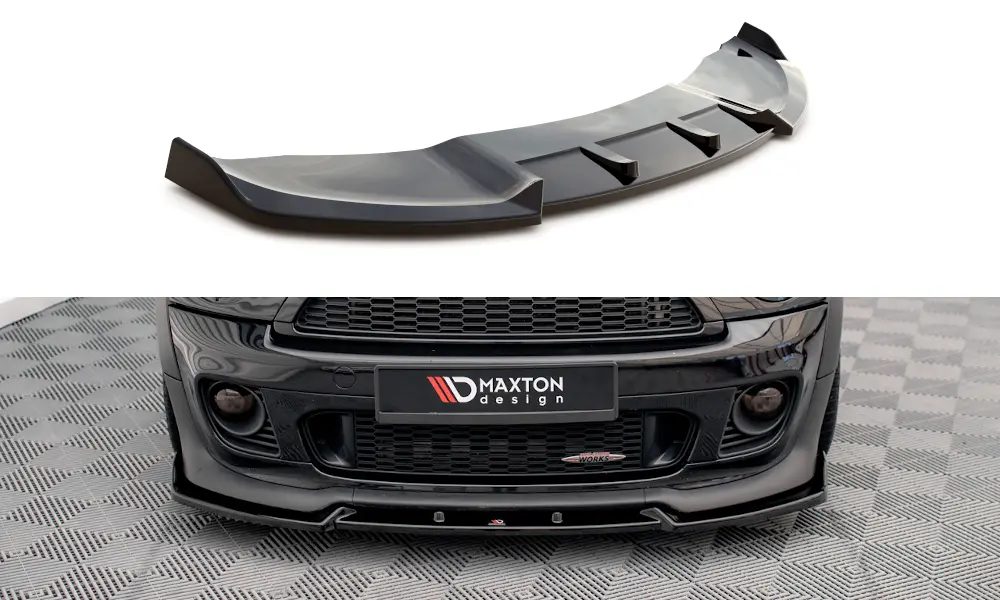 Frontspoiler Mini Cooper II R56 (John Cooper Works) 2006-2010 | V.3 Glossy Black Edition – bilde 3