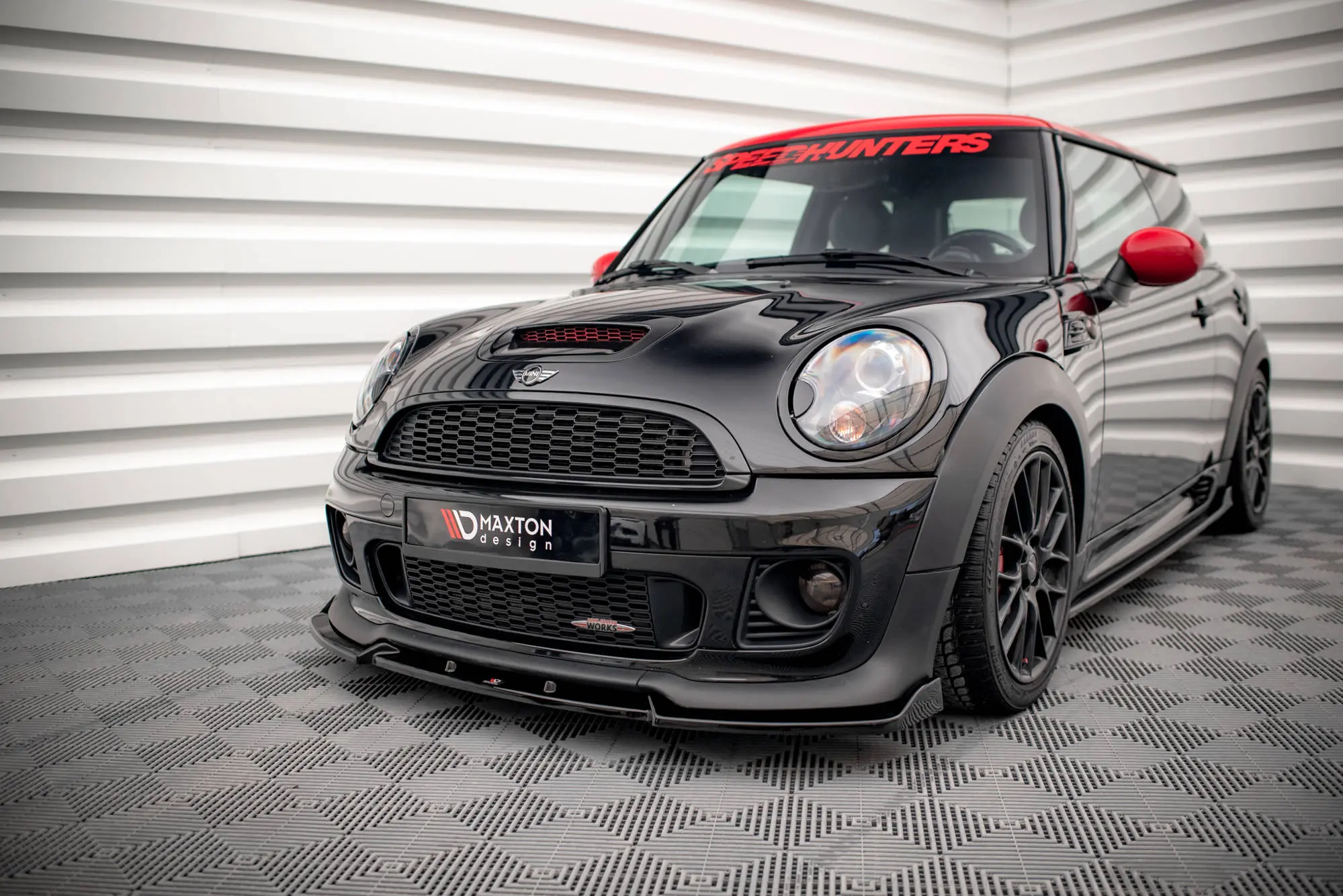 Frontspoiler Mini Cooper II R56 (John Cooper Works) 2006-2010 | V.3 Glossy Black Edition – bilde 4