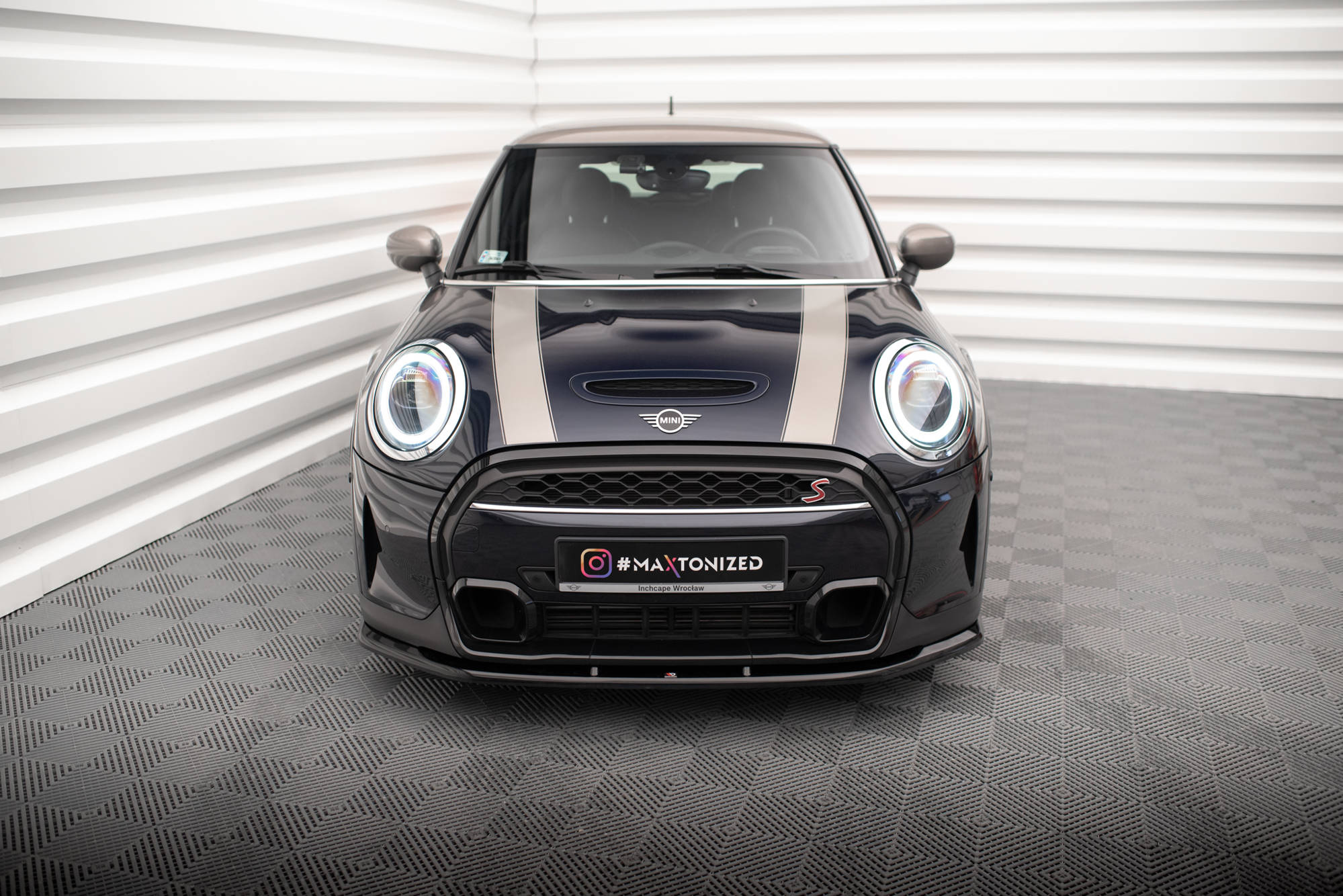 Frontspoiler Mini Cooper S (F56) Facelift 2022 -> | Sport Glossy Black Edition V1 – bilde 2