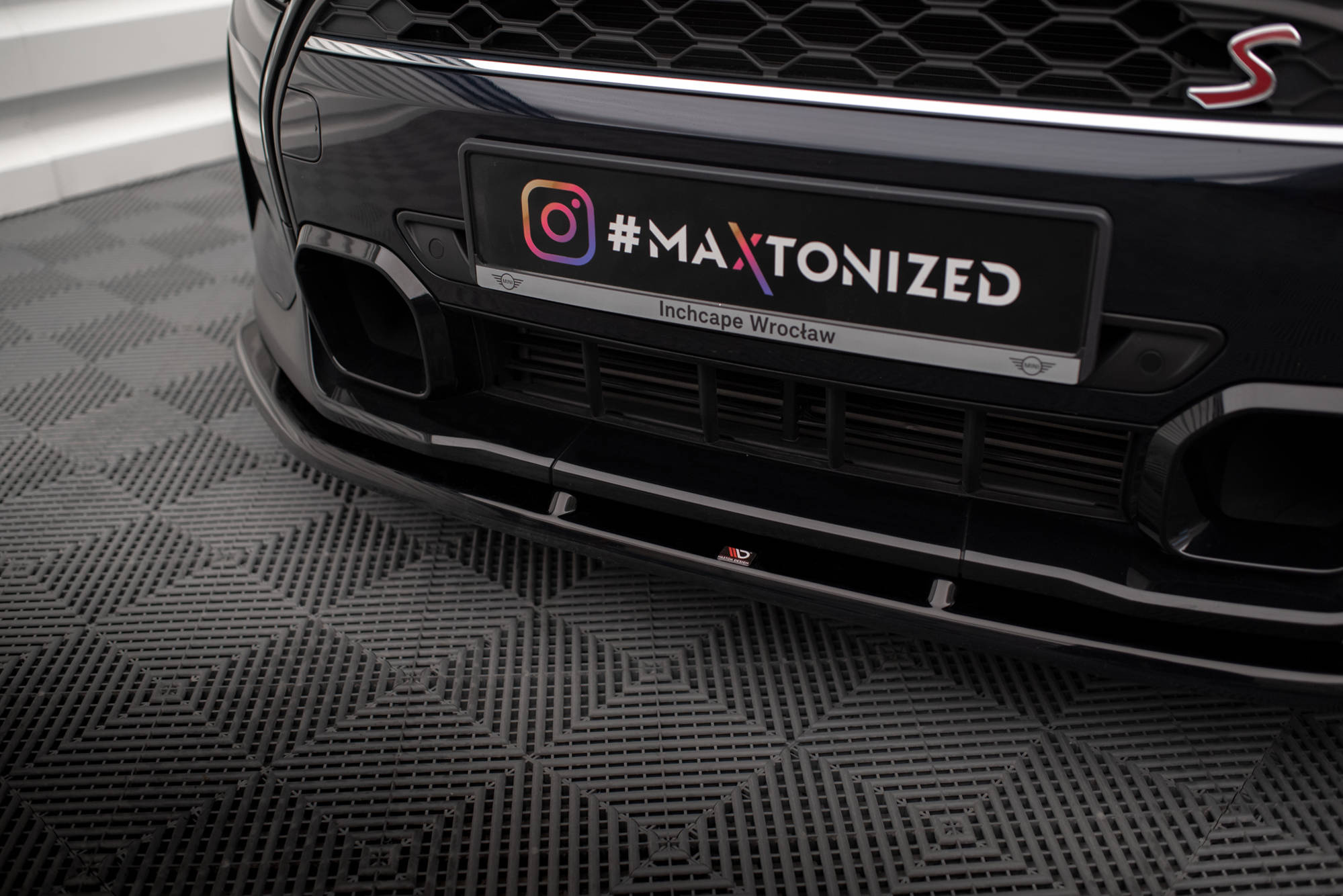 Frontspoiler Mini Cooper S (F56) Facelift 2022 -> | Sport Glossy Black Edition V1 – bilde 3