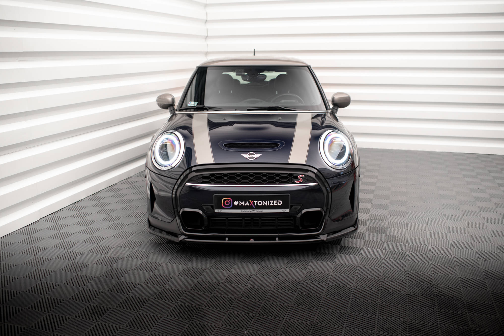 Frontspoiler Mini Cooper S (F56) Facelift 2022 -> | Sport Glossy Black Edition V2 – bilde 2