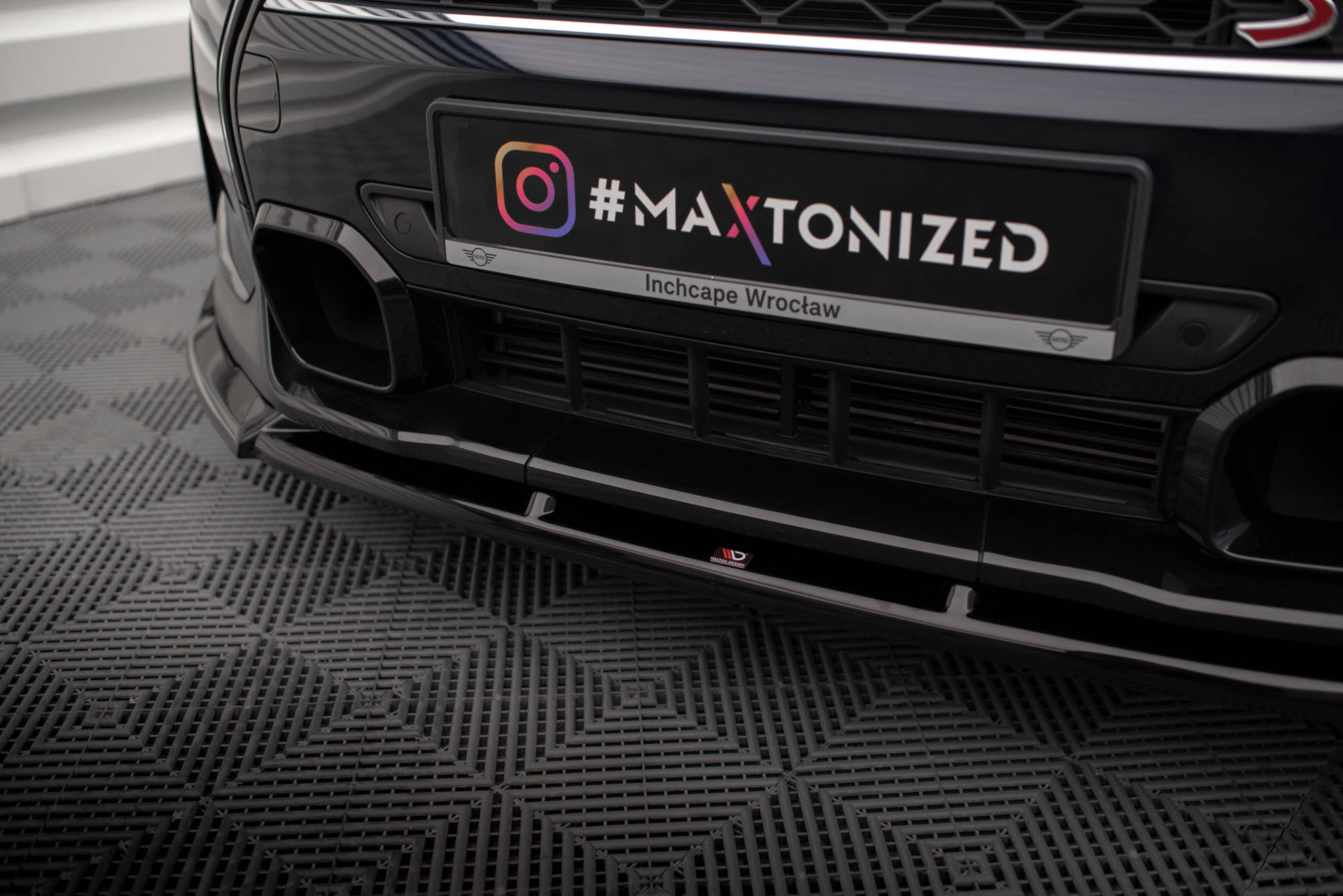 Frontspoiler Mini Cooper S (F56) Facelift 2022 -> | Sport Glossy Black Edition V2 – bilde 3