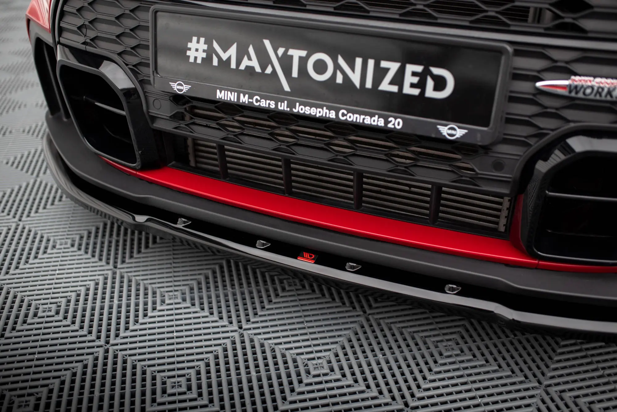 Frontspoiler MINI Cooper S (F56) John Cooper Works Facelift 2021 - 2024 | V.1 Glossy Black Edition