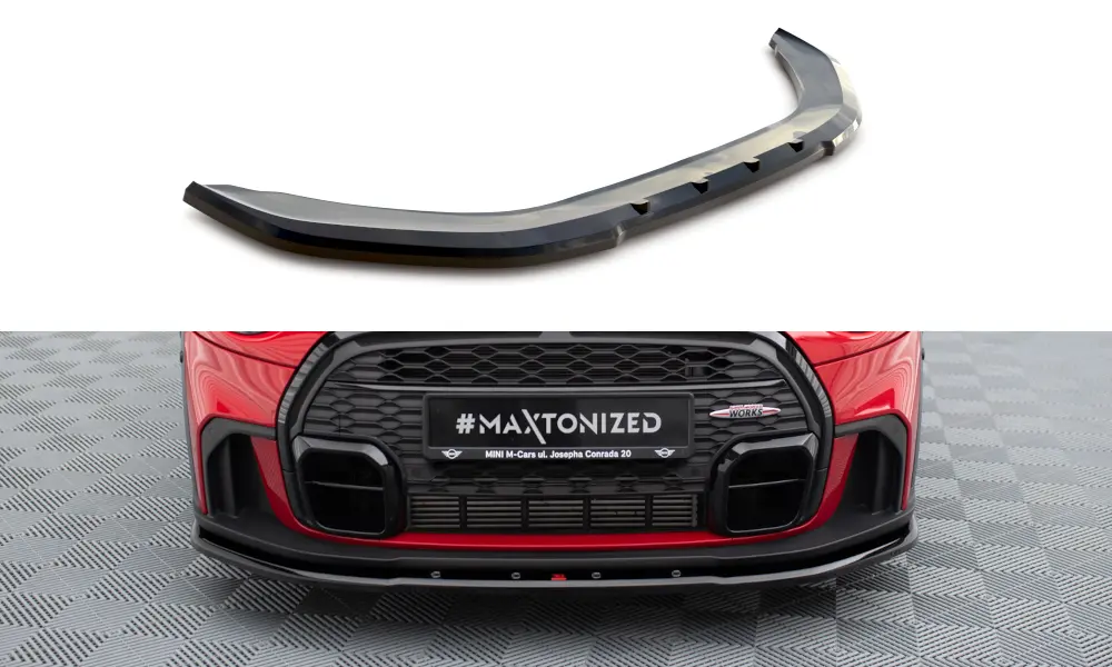 Frontspoiler MINI Cooper S (F56) John Cooper Works Facelift 2021 - 2024 | V.1 Glossy Black Edition – bilde 2