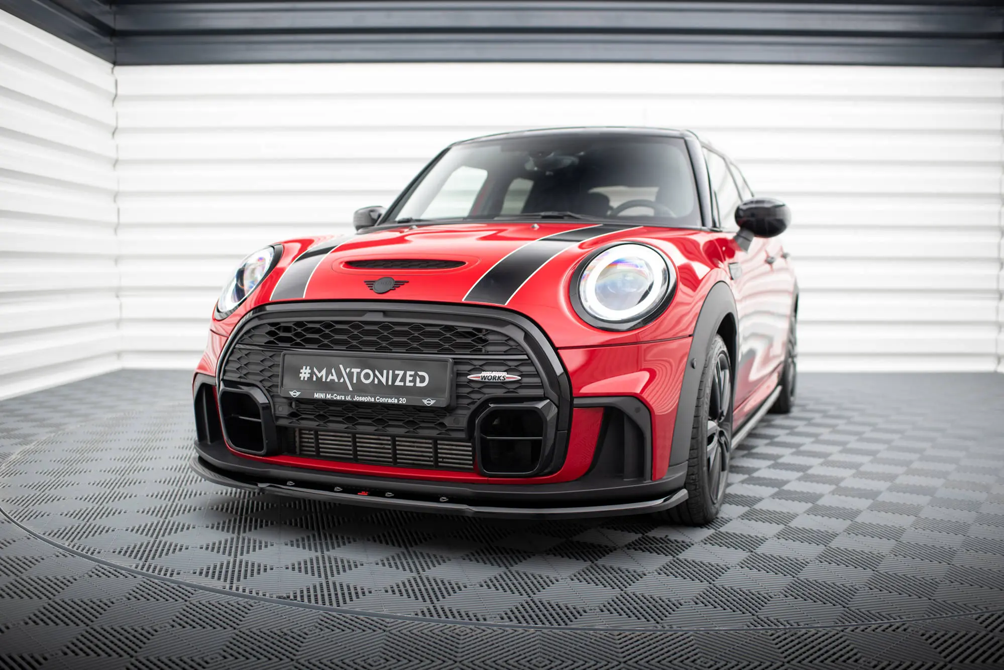 Frontspoiler MINI Cooper S (F56) John Cooper Works Facelift 2021 - 2024 | V.1 Glossy Black Edition – bilde 4