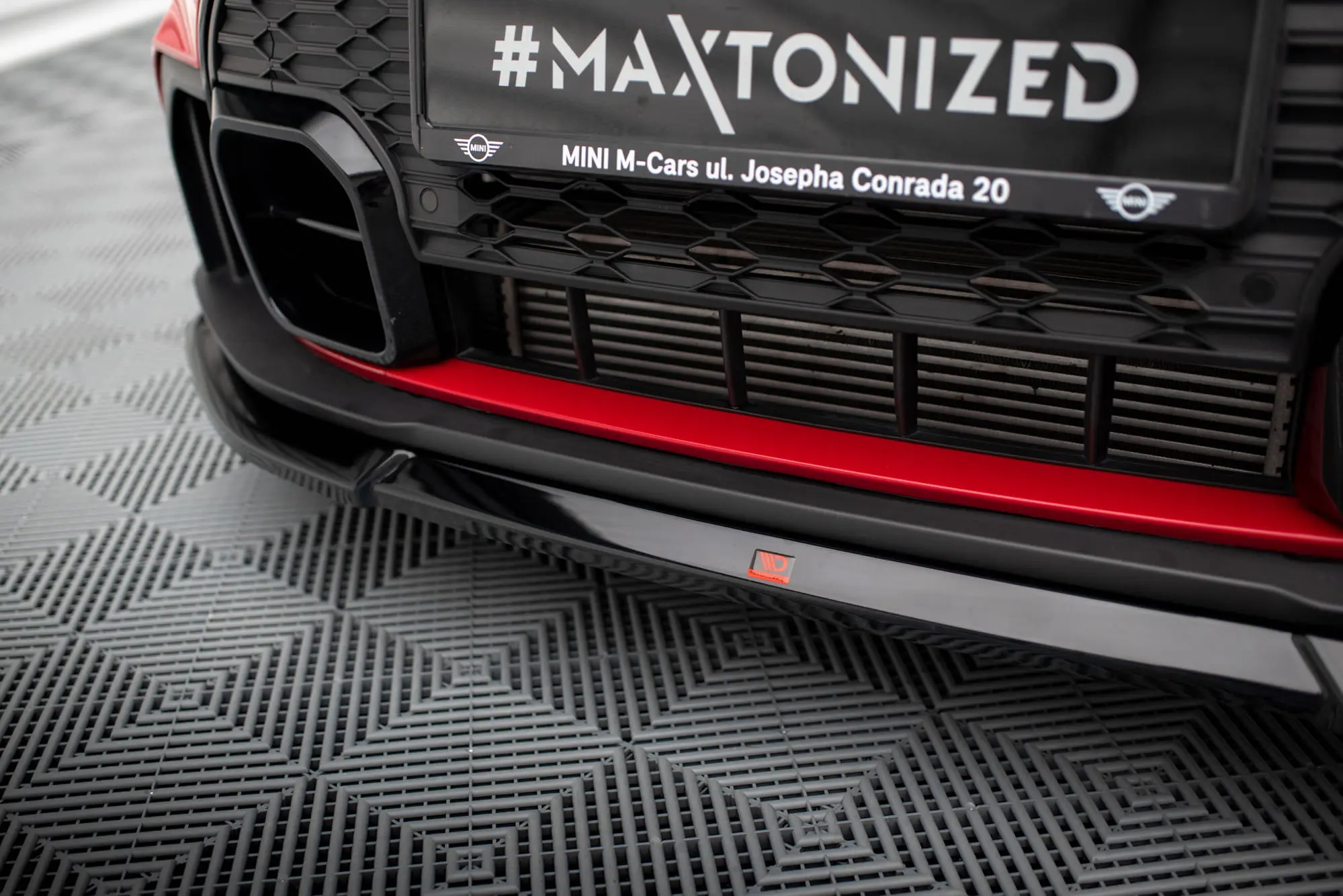 Frontspoiler MINI Cooper S (F56) John Cooper Works Facelift 2021-> | V.2 Glossy Black Edition