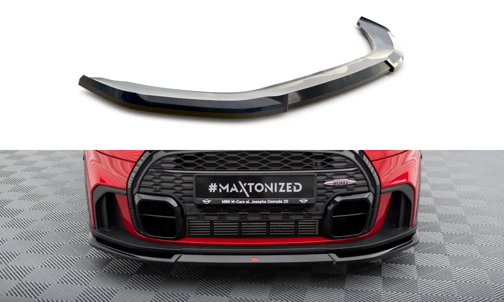 Frontspoiler MINI Cooper S (F56) John Cooper Works Facelift 2021-> | V.2 Glossy Black Edition – bilde 3