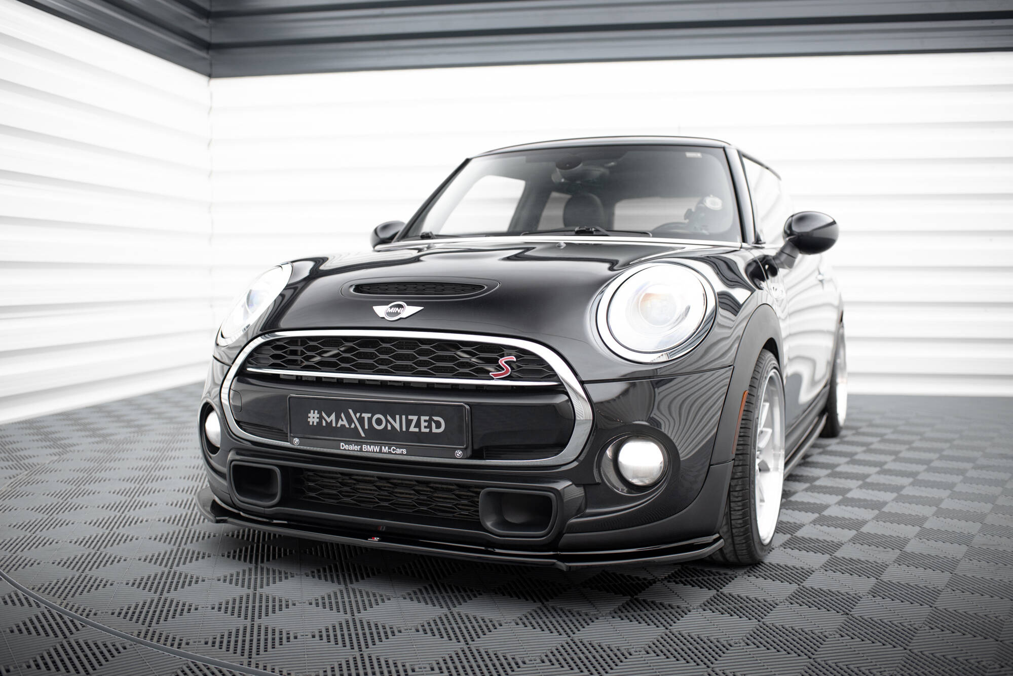 Frontspoiler Mini Cooper S III 3D (F56) Pre-Facelift 2014 - 2017 | Sport Glossy Black Edition