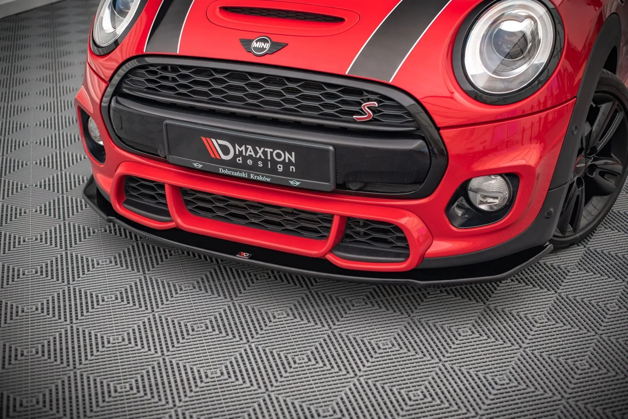 Frontspoiler Mini Cooper S III F56 (John Cooper Works) 2017-> | Glossy Black Edition