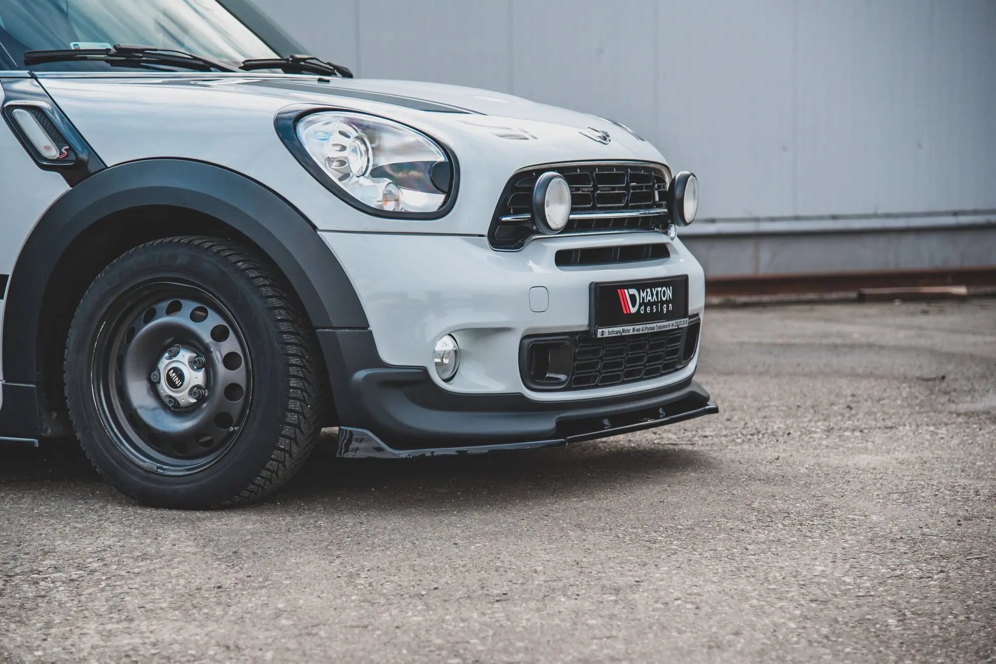 Frontspoiler Mini Countryman I (John Cooper Works) Facelift 2012-2016 | Glossy Black Edition – bilde 3