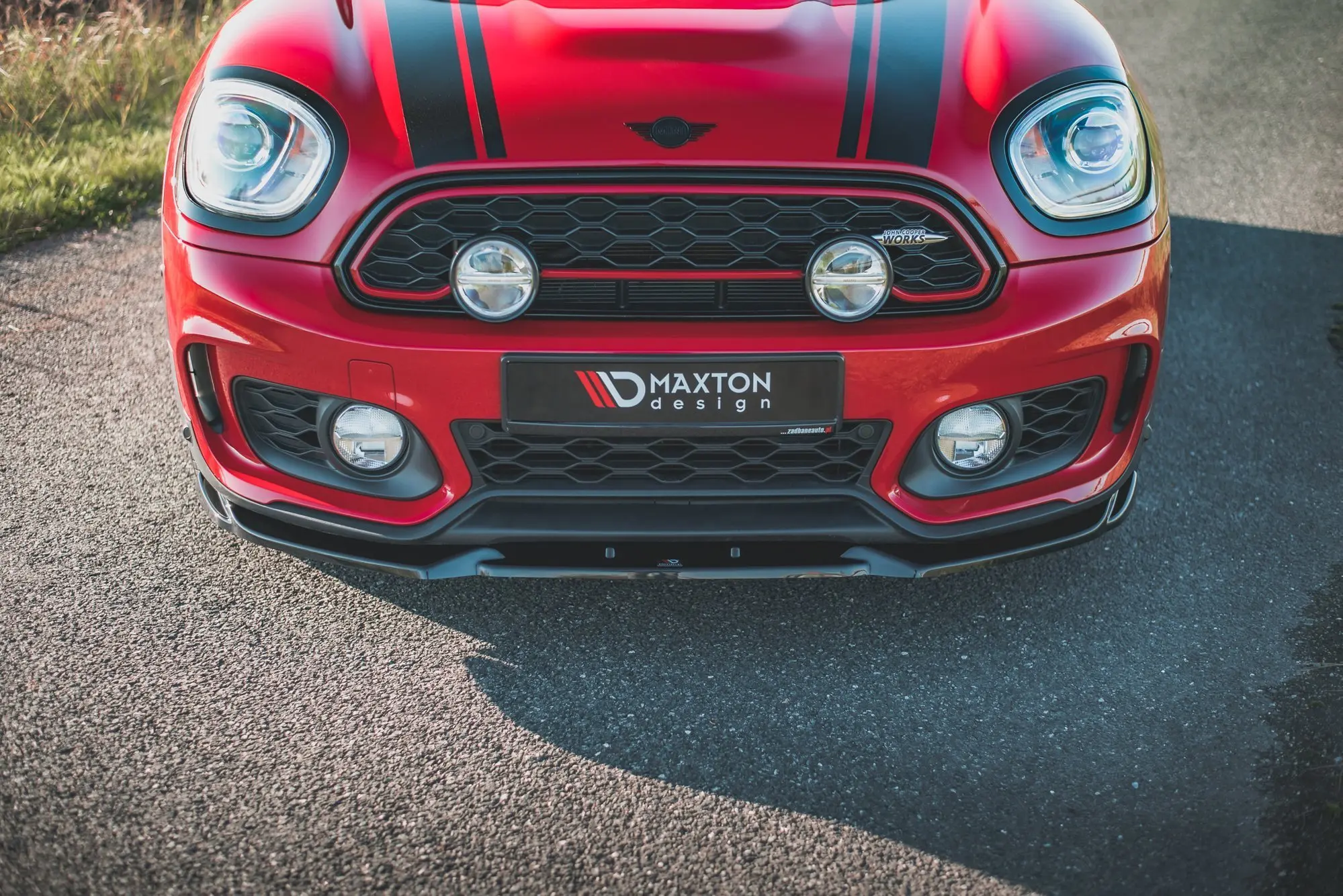 Frontspoiler Mini Countryman II F60 (John Cooper Works) Facelift 2020-> | V.1 Glossy Black Edition