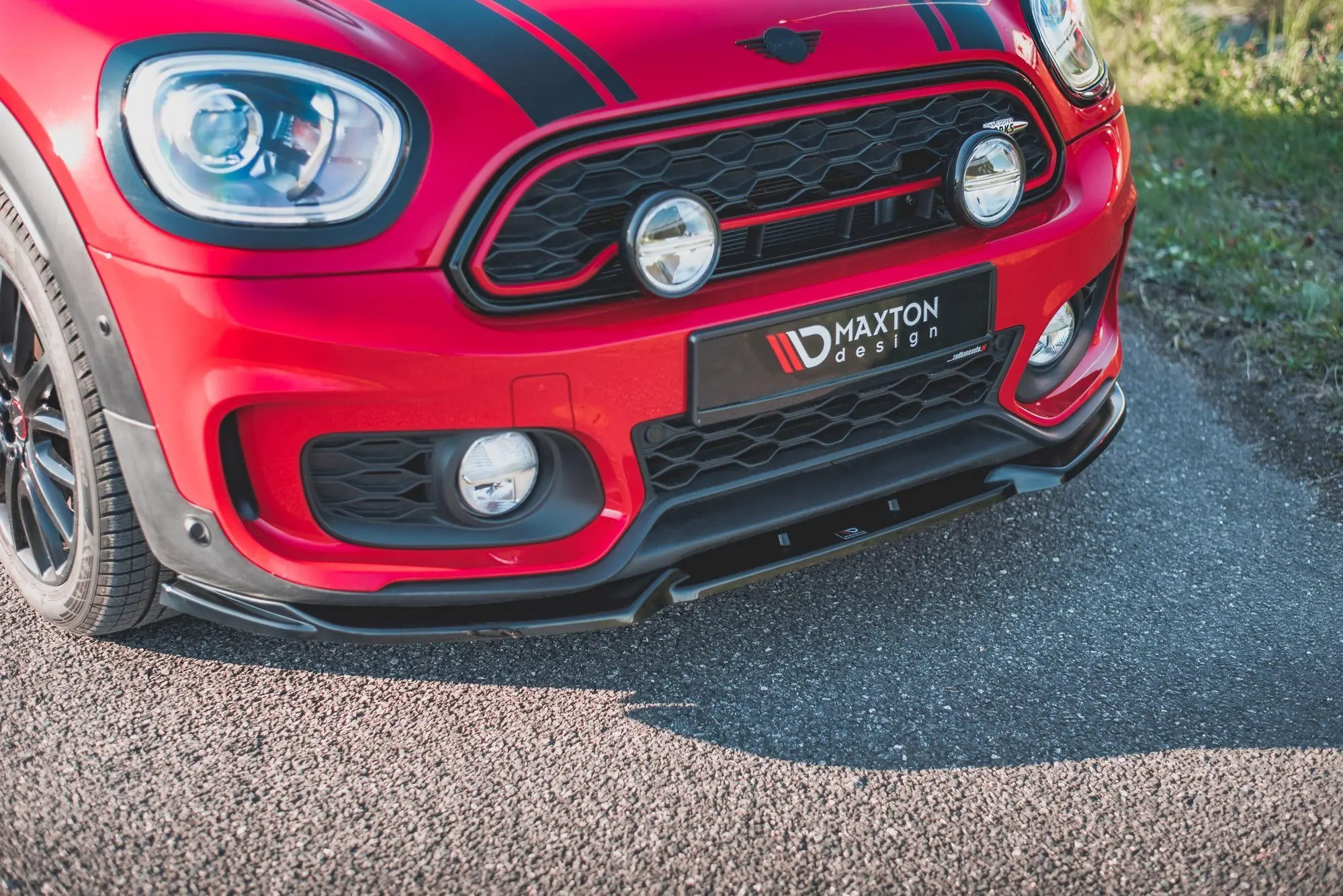 Frontspoiler Mini Countryman II F60 (John Cooper Works) Facelift 2020-> | V.1 Glossy Black Edition – bilde 3