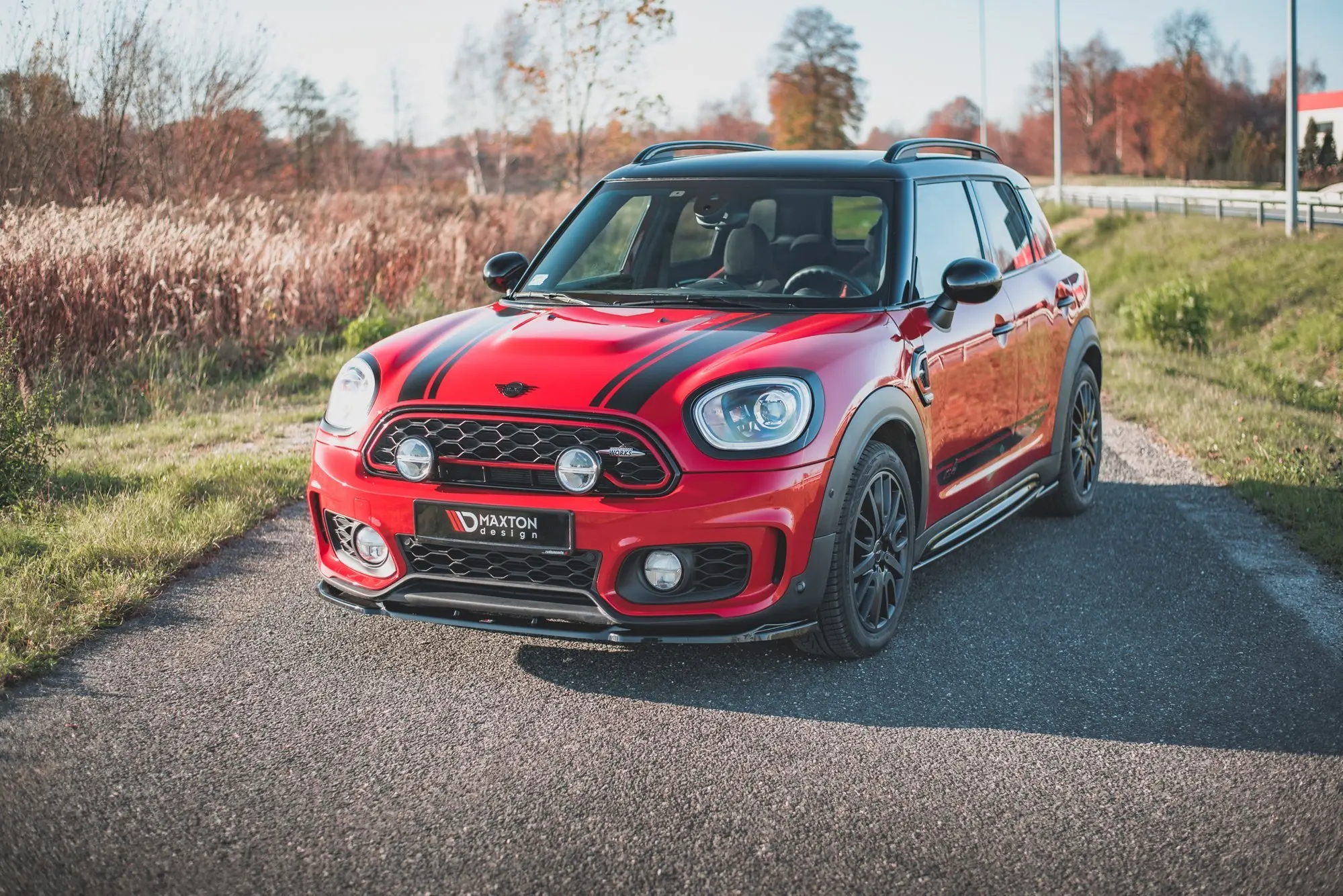 Frontspoiler Mini Countryman II F60 (John Cooper Works) Facelift 2020-> | V.2 Glossy Black Edition – bilde 3